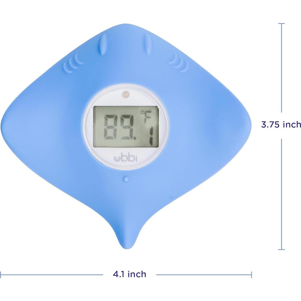 Termómetro de baño Ubbi Stingray para bebés, digital y seguro