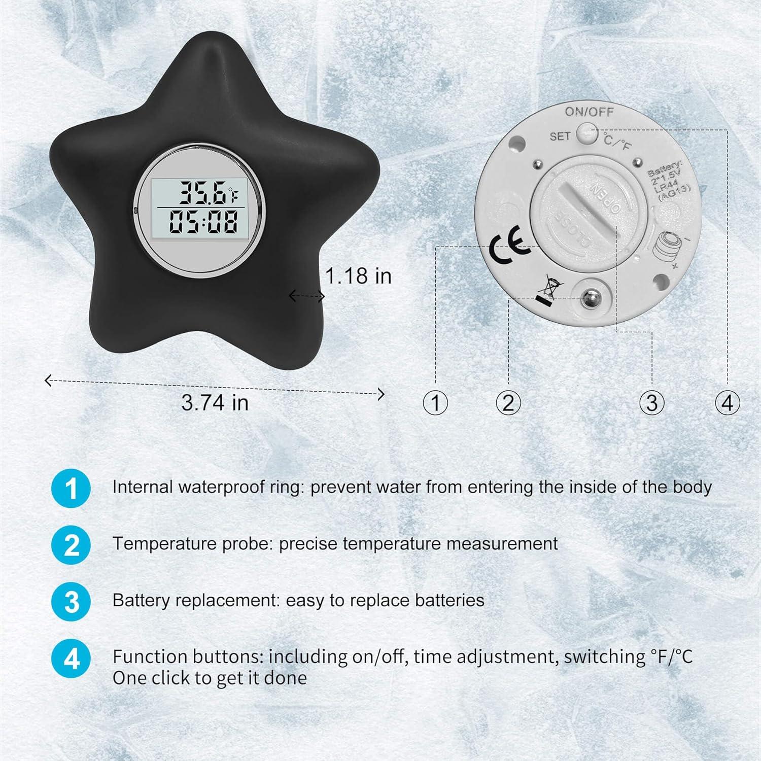 Termómetro de Baño de Hielo Star 4 en 1 con Temporizador