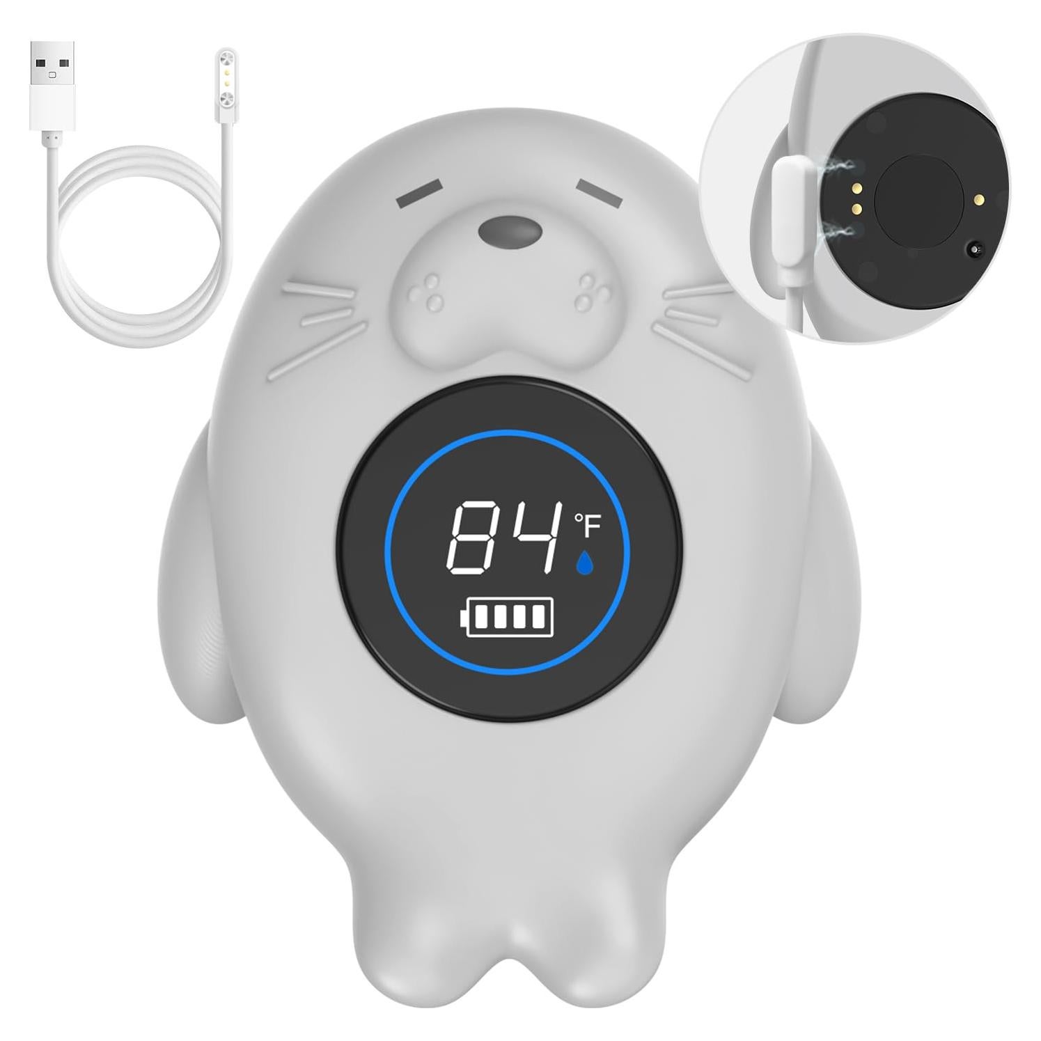 Termómetro de baño recargable LEDFAAH nutria marina