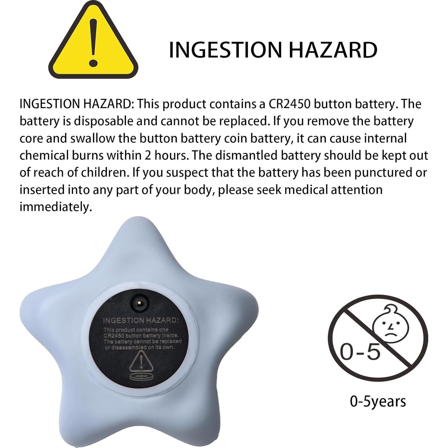 Termómetro de baño GOYOWAT FMCM064 con juguete cangrejo LED