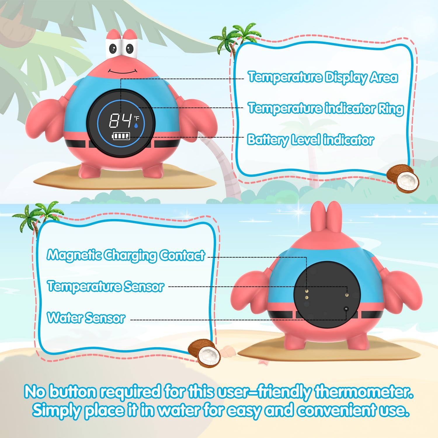 Termómetro de Baño BabyElf Flotante para Bebés y Niños