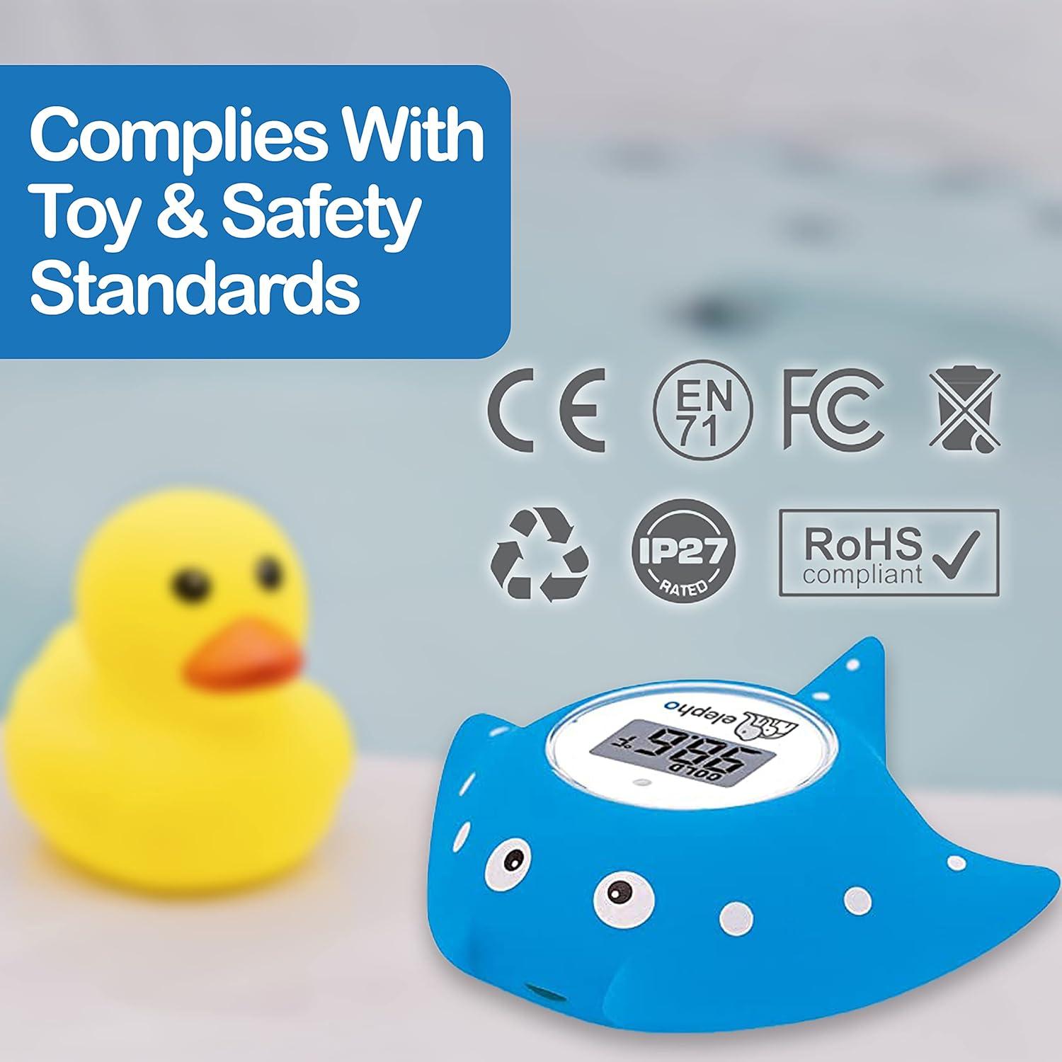 Termómetro Digital para Bebés Elepho eFloat Azul - Juguete de Baño