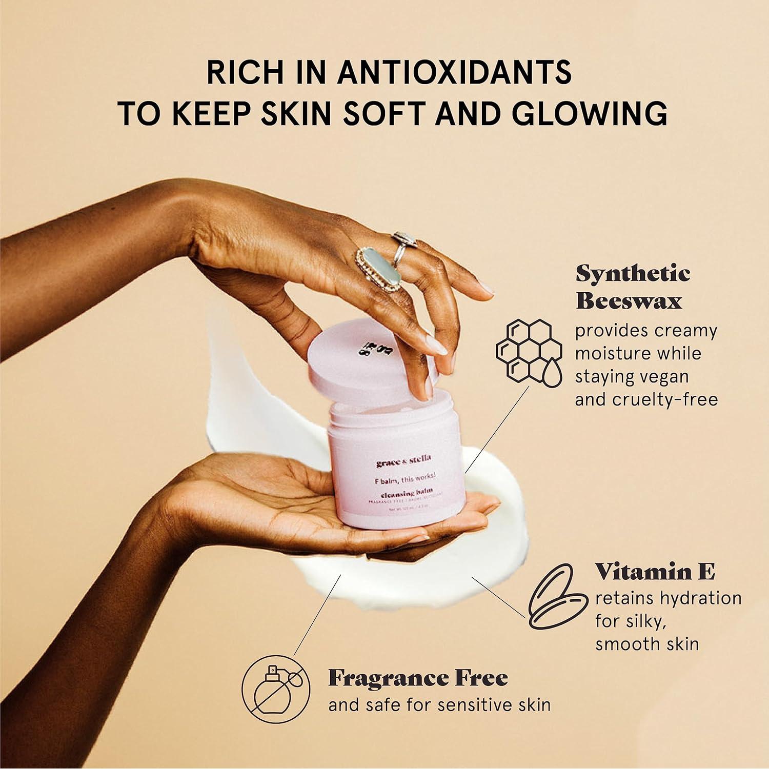 Bálsamo Limpiador Desmaquillante Grace & Stella 102g Vegano