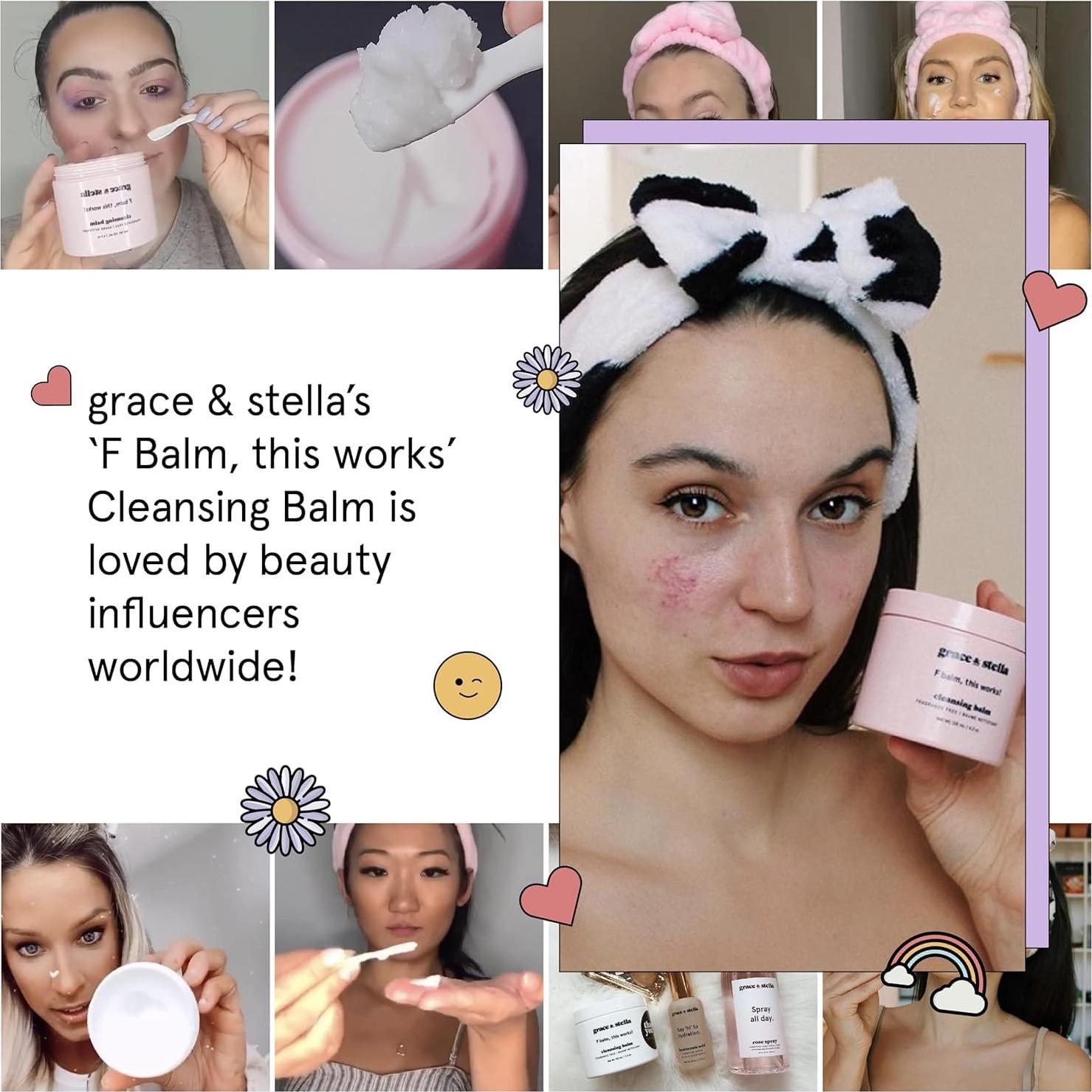 Bálsamo Limpiador Desmaquillante Grace & Stella 102g Vegano