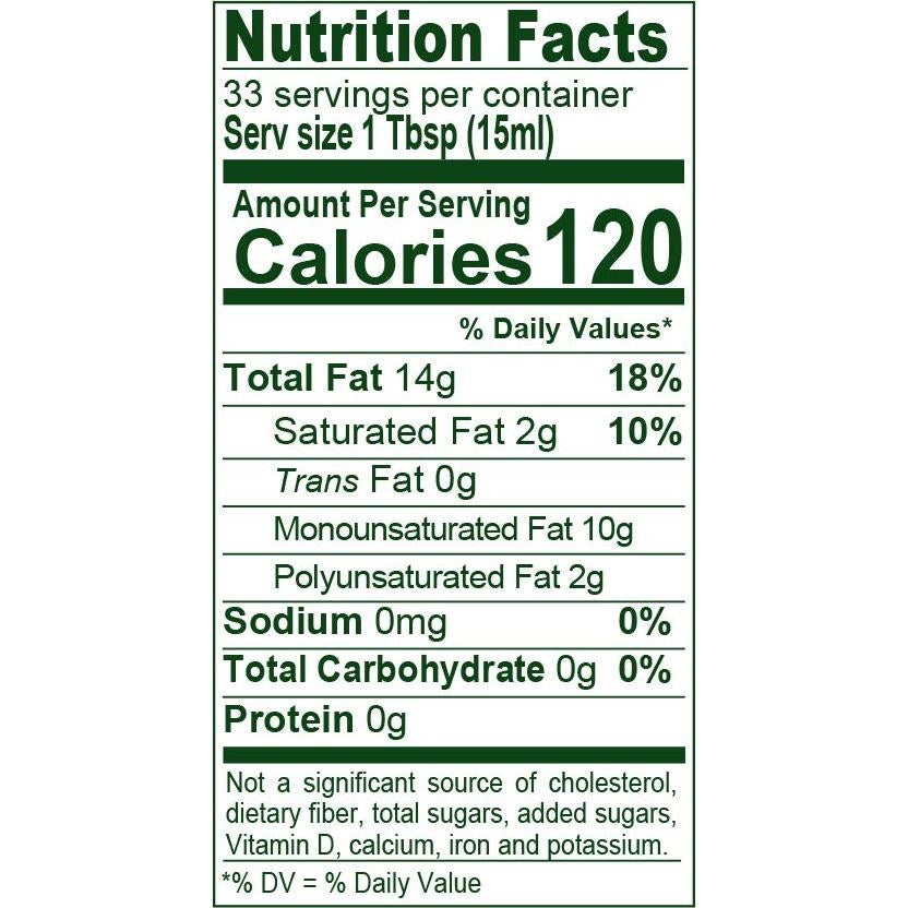 Aceite de Aguacate Mantova 500 ml - 100% Puro y Natural