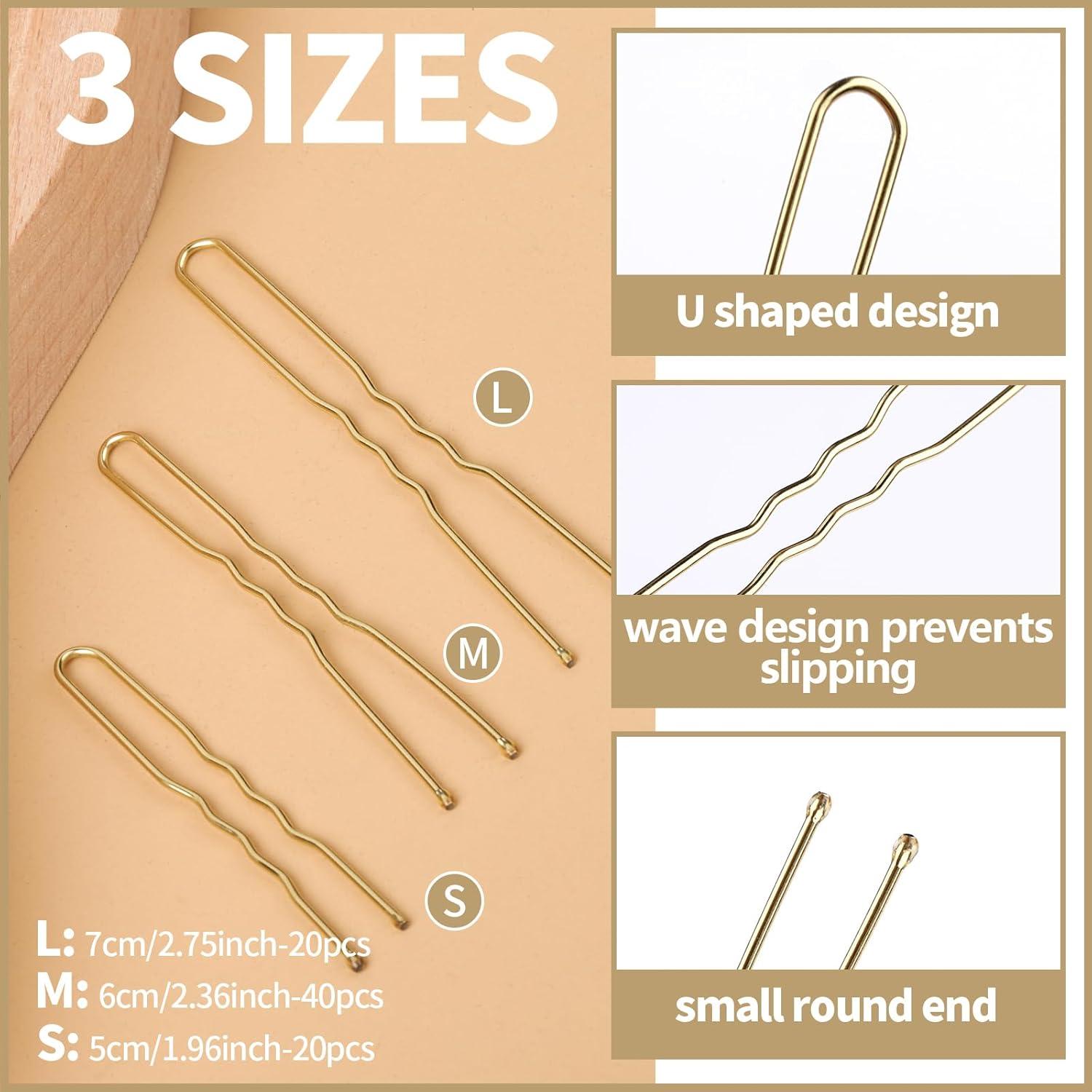 Conjunto de redes y horquillas para cabello Teenitor - 40 redes y 80 horquillas