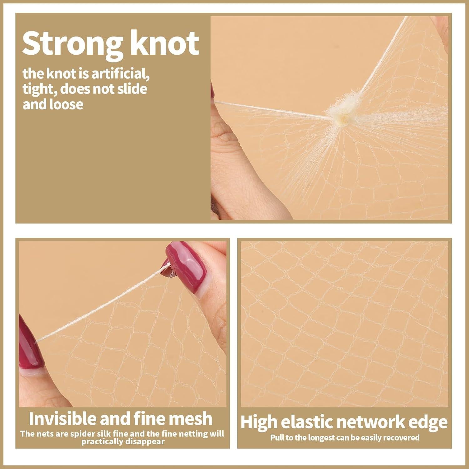 Conjunto de redes y horquillas para cabello Teenitor - 40 redes y 80 horquillas