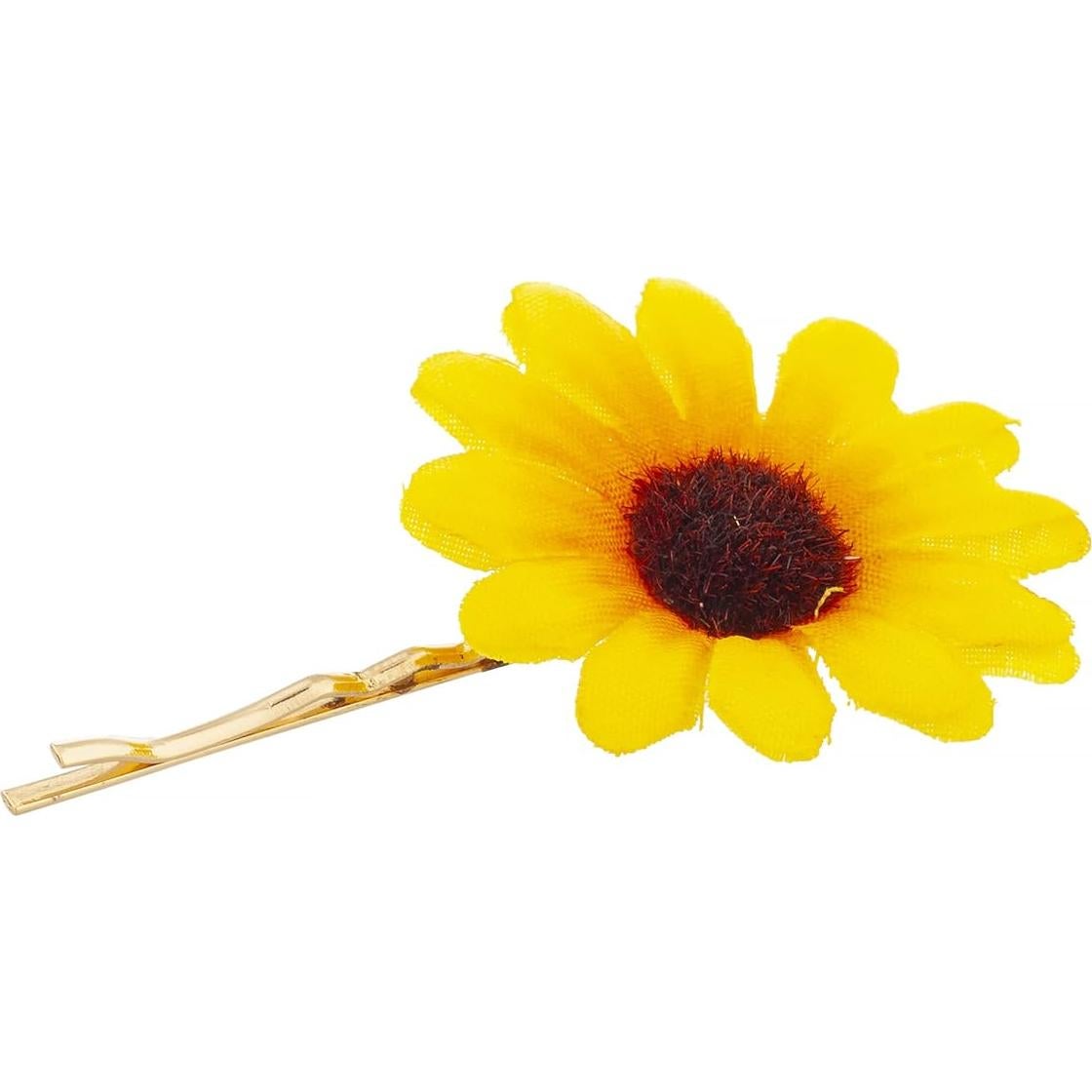 Juego de 6 Horquillas de Flores de Girasol LUX ACCESORIOS