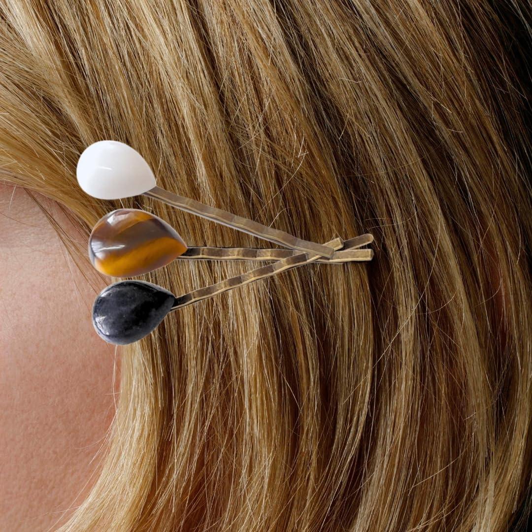 Juego de Horquillas de Cristal IMEL Studio Tiger Nudes