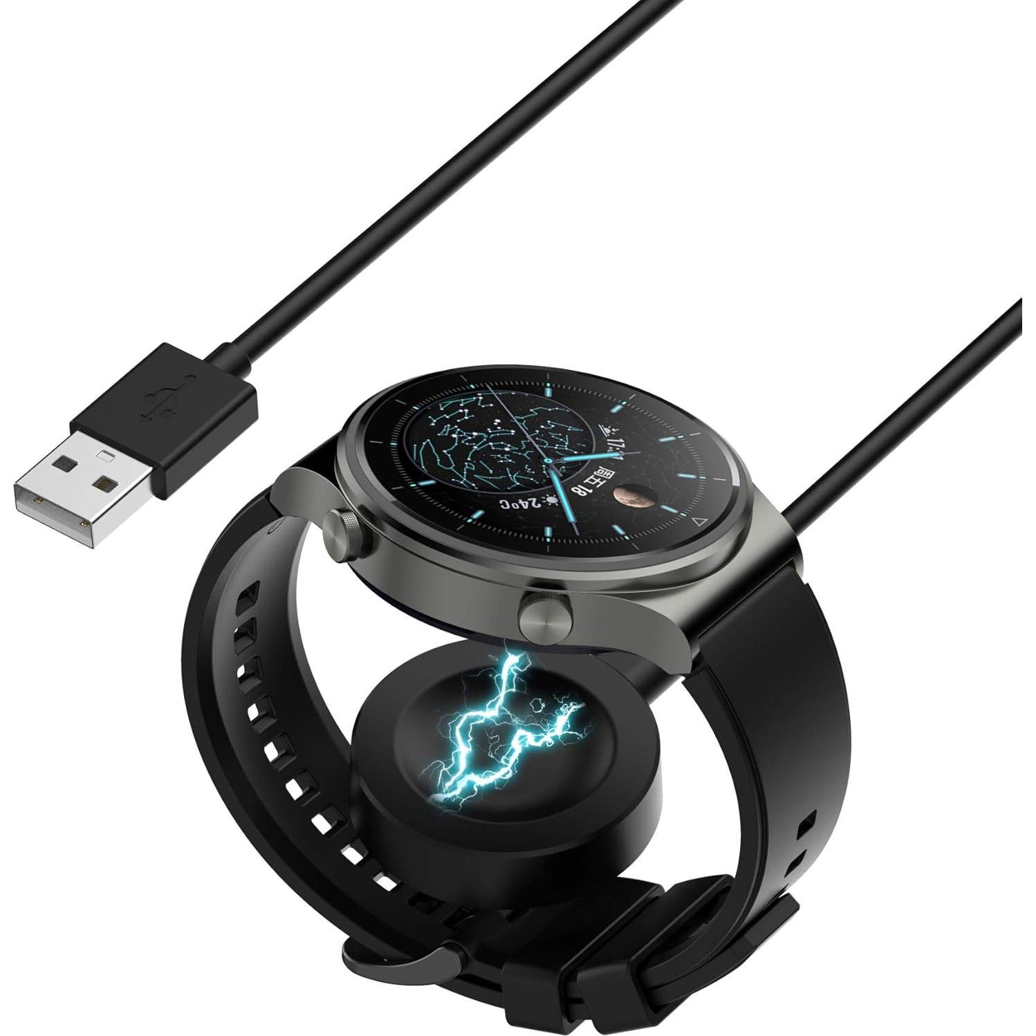 Cargador para Huawei Watch 4/4 Pro/3/3 Pro FitTurn 1m