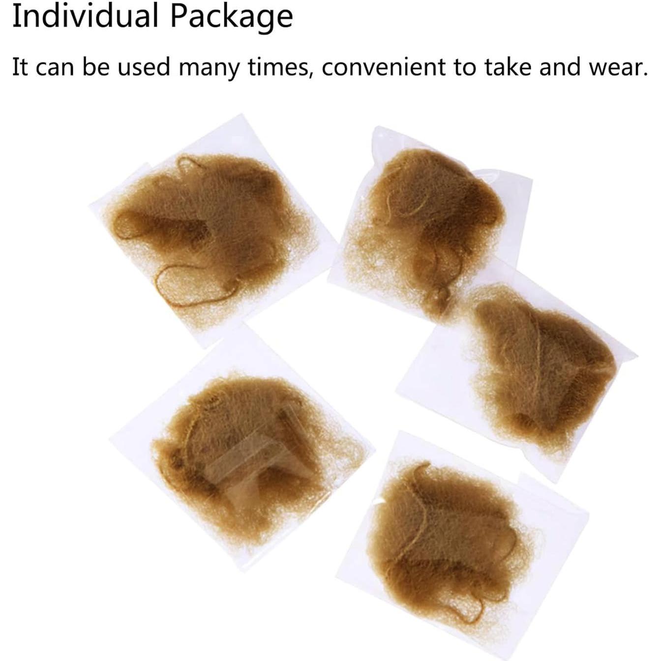 Redes para Moño de Cabello Zonon - 50 Paquetes + 40 Pines U