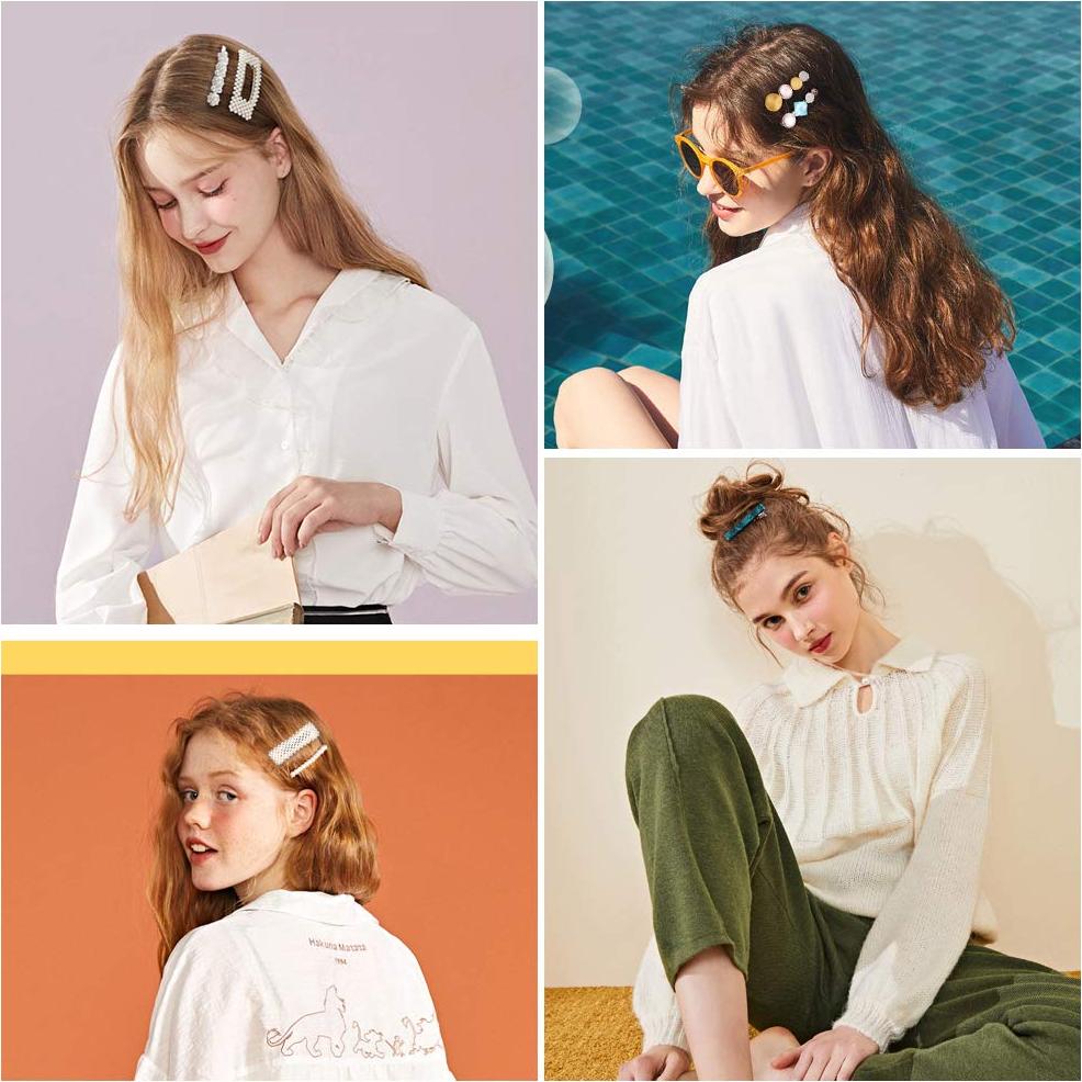 28 Piezas Accesorios de Pelo Magicsky: Clips y Horquillas