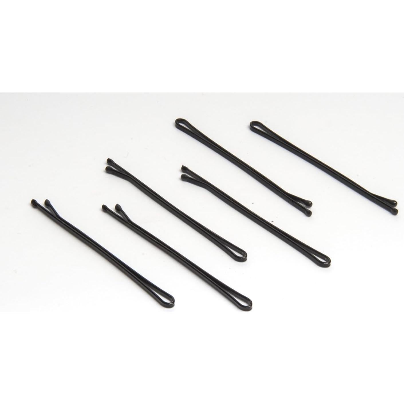 Pinzas de Cabello Grandes Diane 6.35 cm Negras - 475 Unidades