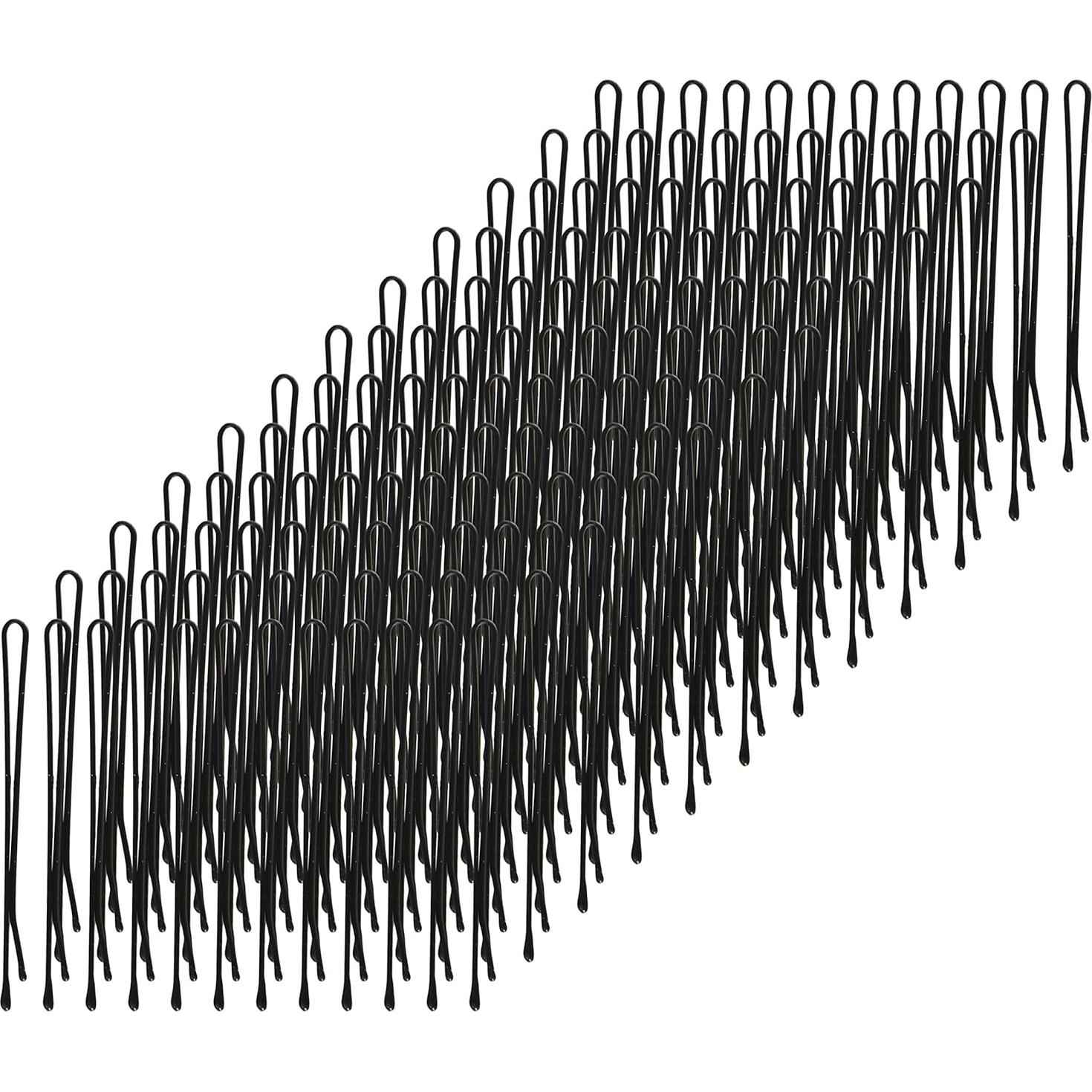 Pinzas de Cabello Grandes Diane 6.35 cm Negras - 475 Unidades