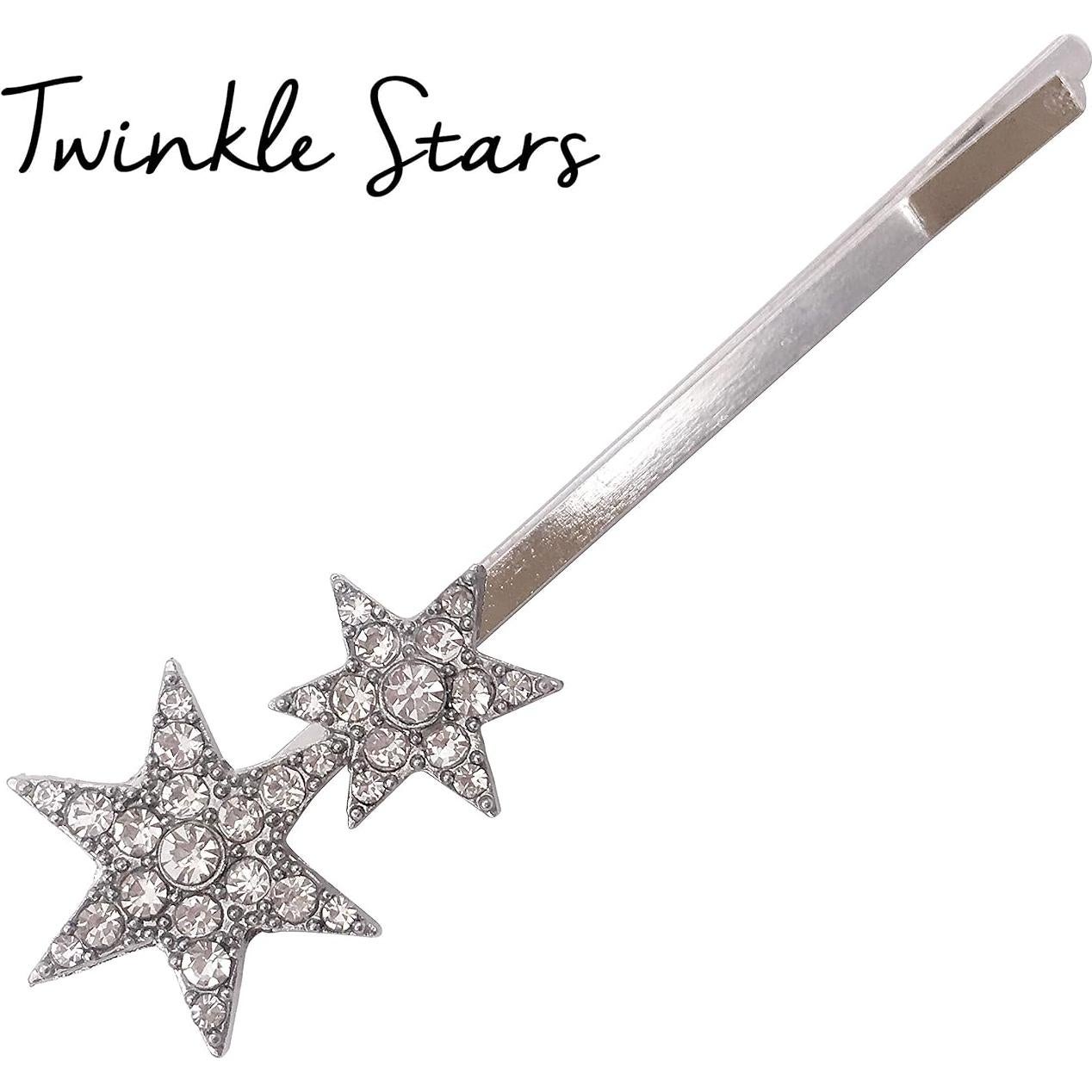 Paquete de 5 Pinzas Decorativas de Cristal Vintage EasyTech