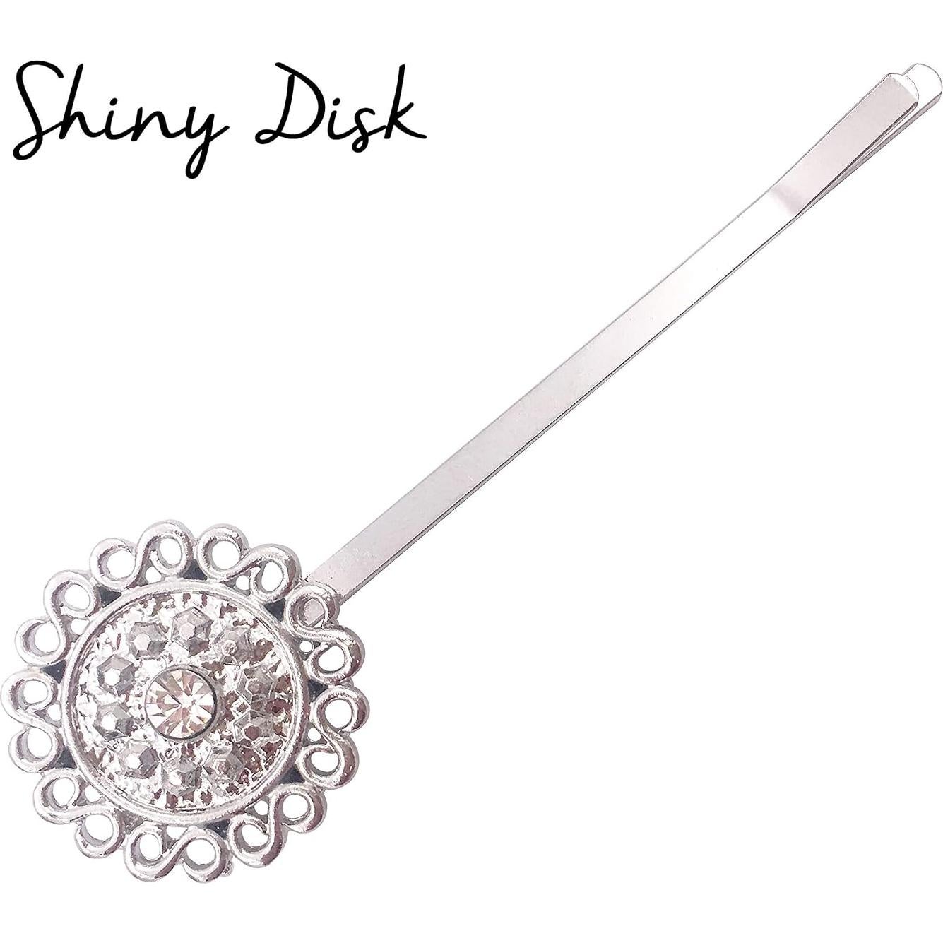 Paquete de 5 Pinzas Decorativas de Cristal Vintage EasyTech