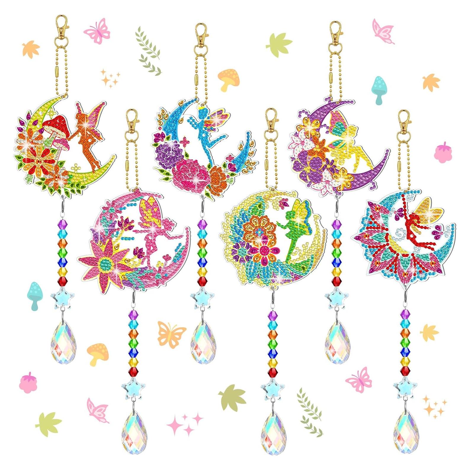 Kit de Pintura de Diamante Tradder 6 Pcs Campanas de Viento