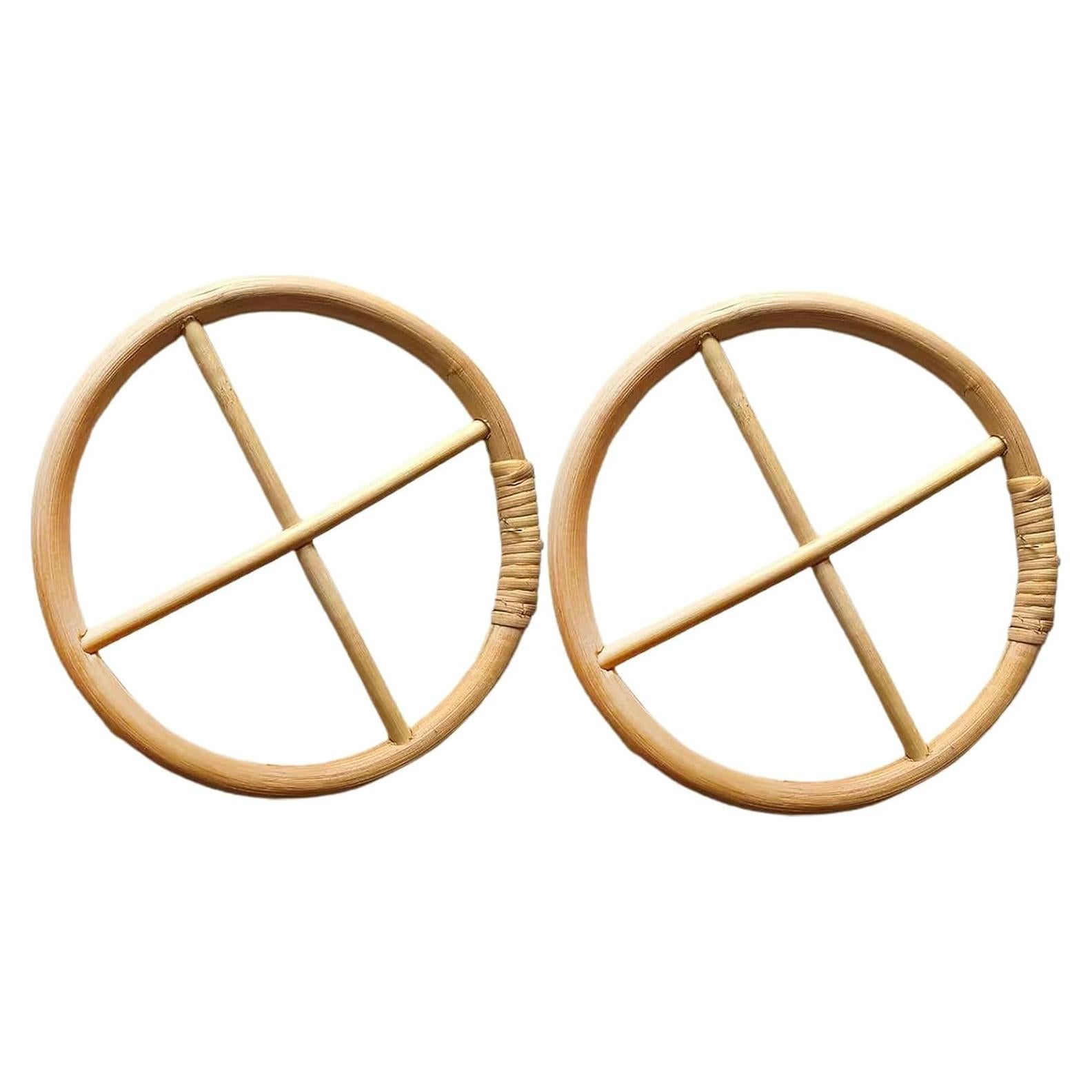 2 Piezas Círculos de Campanas de Viento Rosojodg 2.54 cm