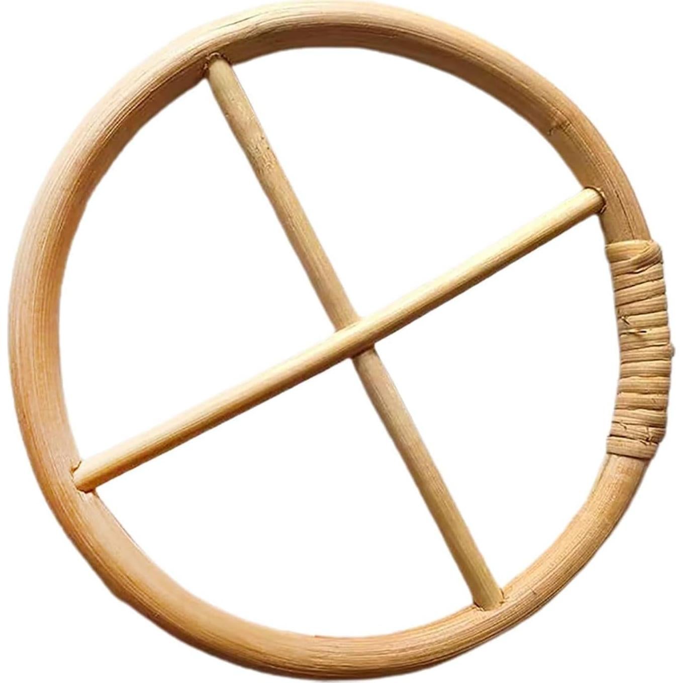 2 Piezas Círculos de Campanas de Viento Rosojodg 2.54 cm