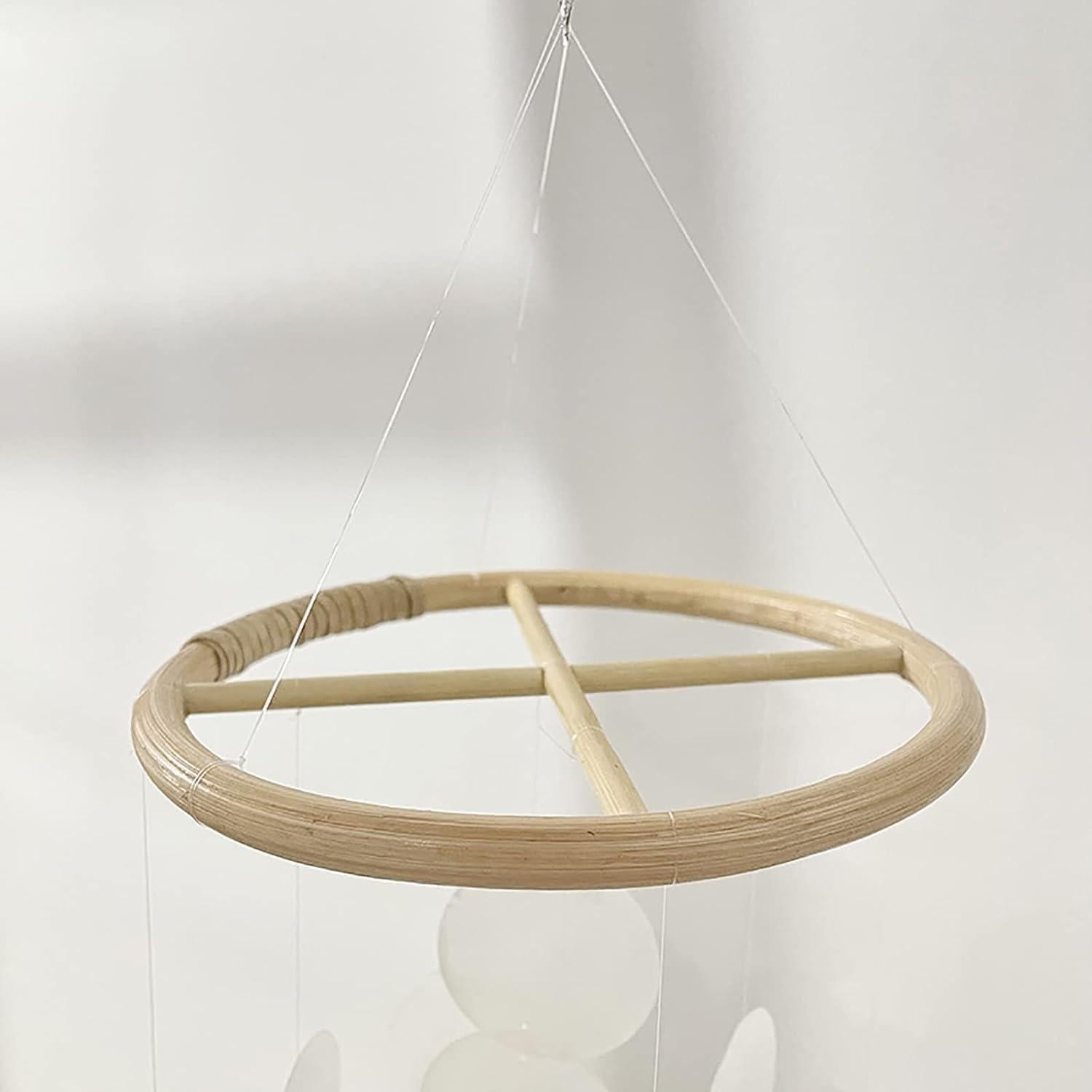 2 Piezas Círculos de Campanas de Viento Rosojodg 2.54 cm