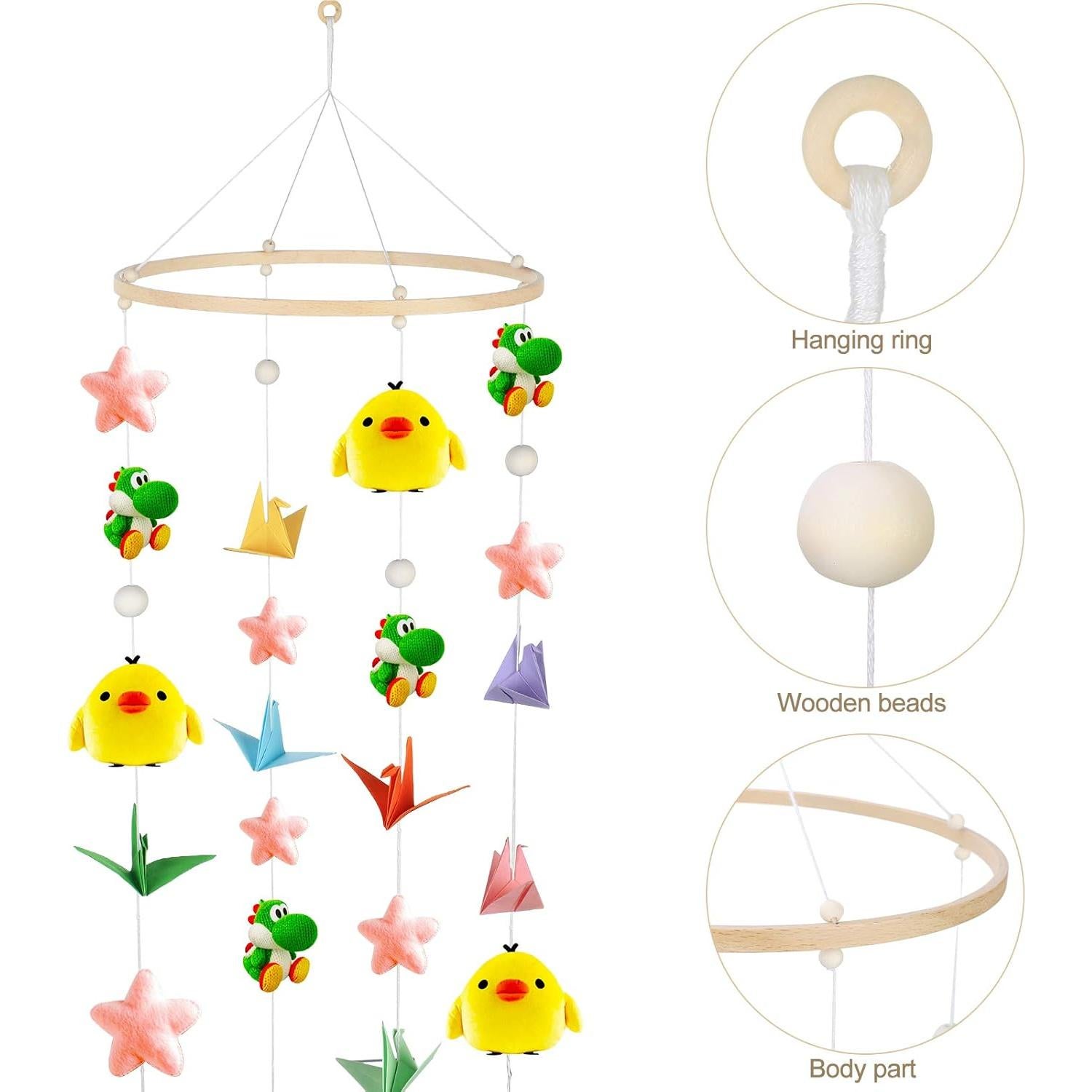 Kit de Móvil para Bebés Yalikop - Campana de Viento DIY