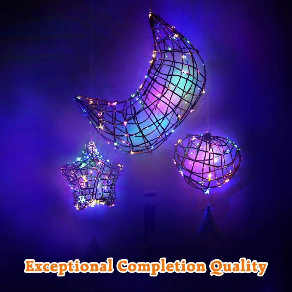 Kit de Artesanía con Luces LED CHARTEKS 3D para Niños