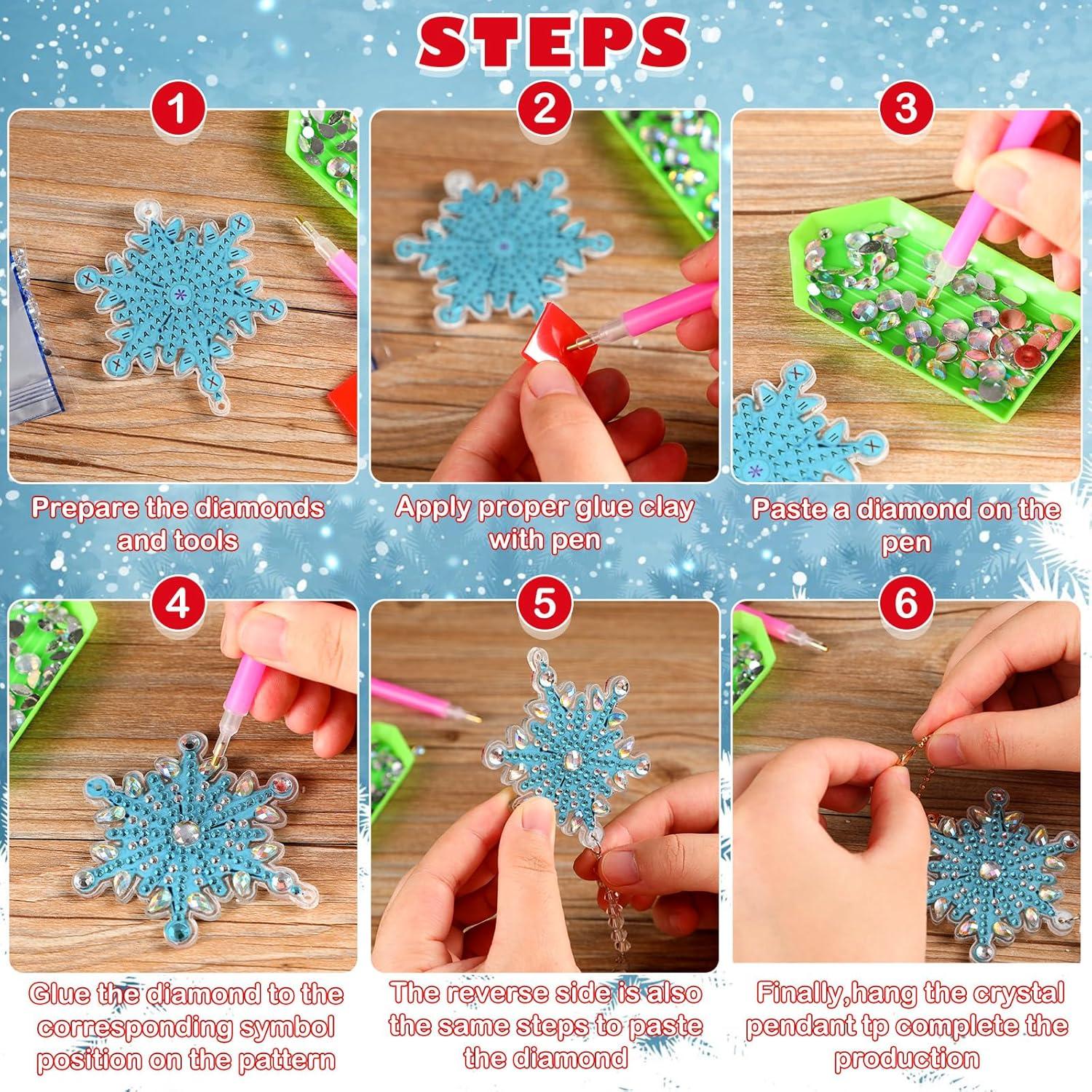 Kit de Pintura de Diamante 4 Pcs Campanas de Viento Gerrii