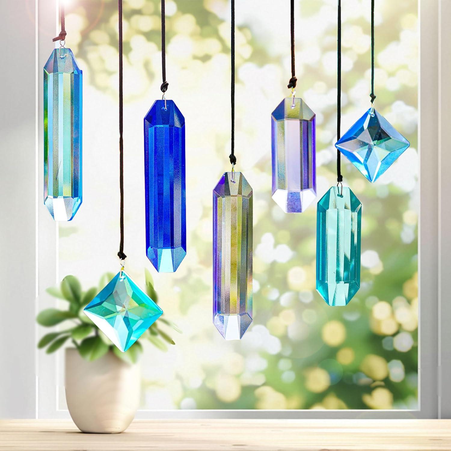 Prismas de Cristal Atrapa Sol HDCRYSTALGIFTS 7PCS 4.1-11.9cm