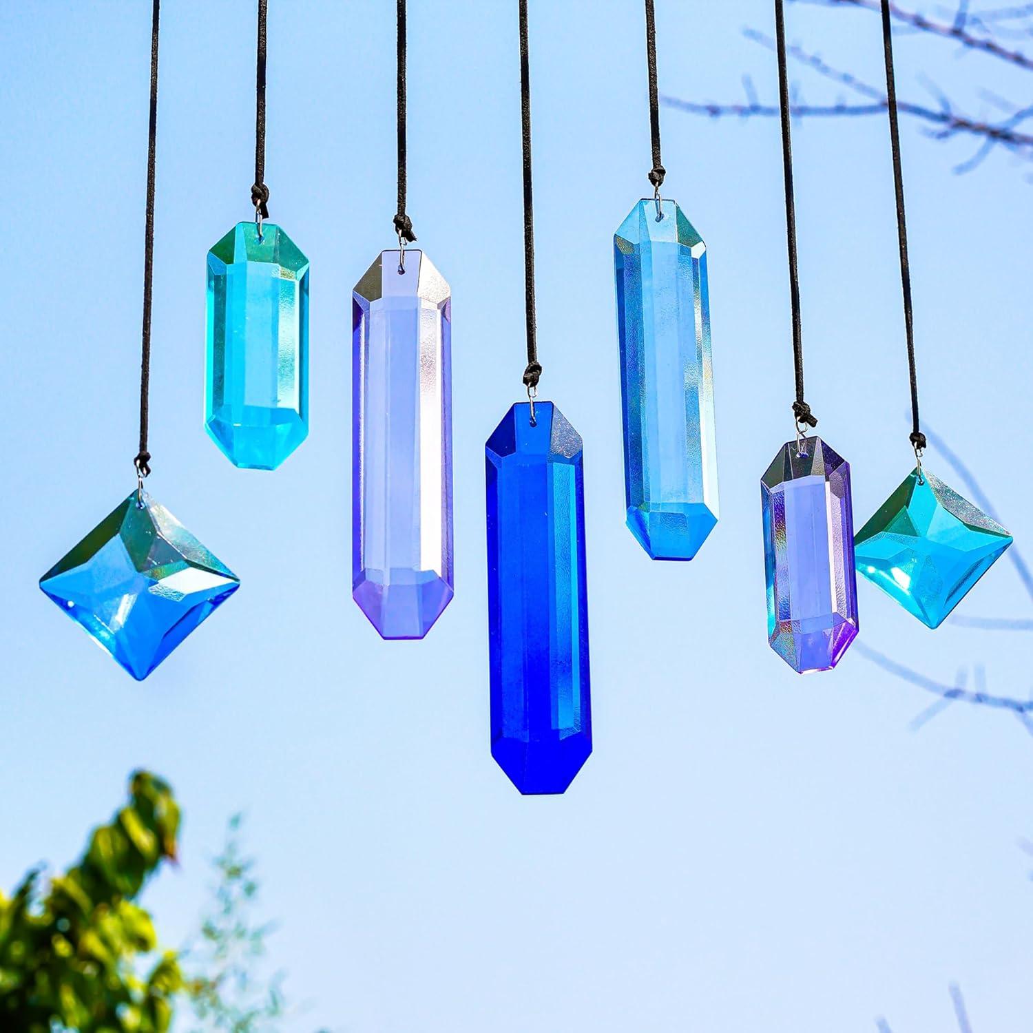 Prismas de Cristal Atrapa Sol HDCRYSTALGIFTS 7PCS 4.1-11.9cm