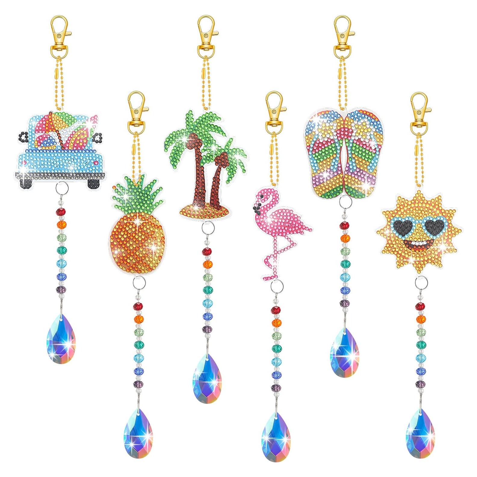 Kits de Arte de Diamante Wesiti 6 Pcs Verano Decoración