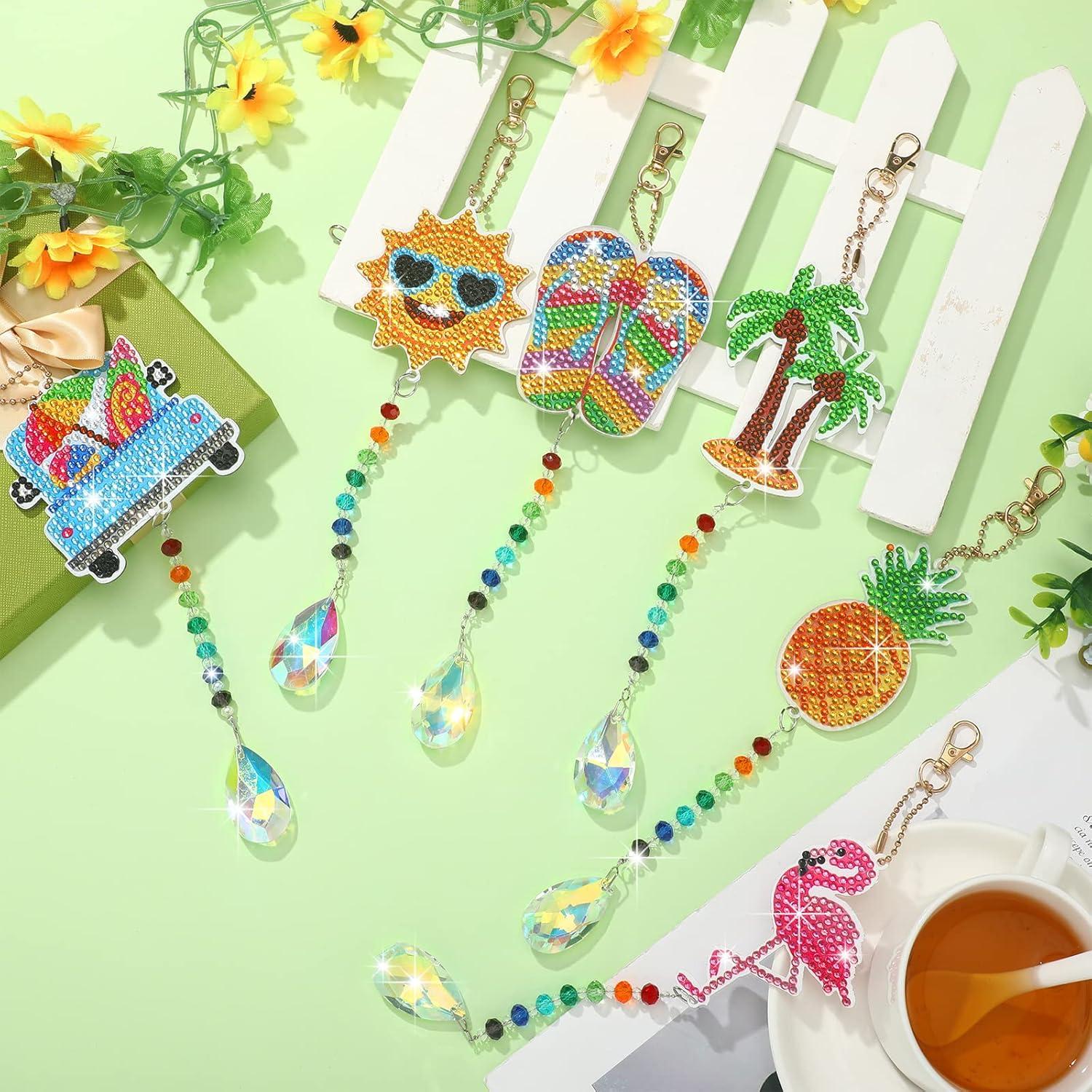 Kits de Arte de Diamante Wesiti 6 Pcs Verano Decoración