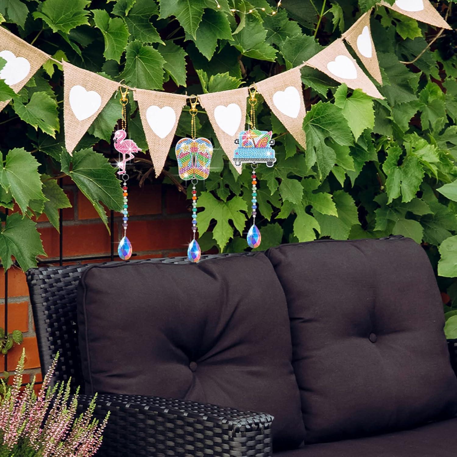 Kits de Arte de Diamante Wesiti 6 Pcs Verano Decoración