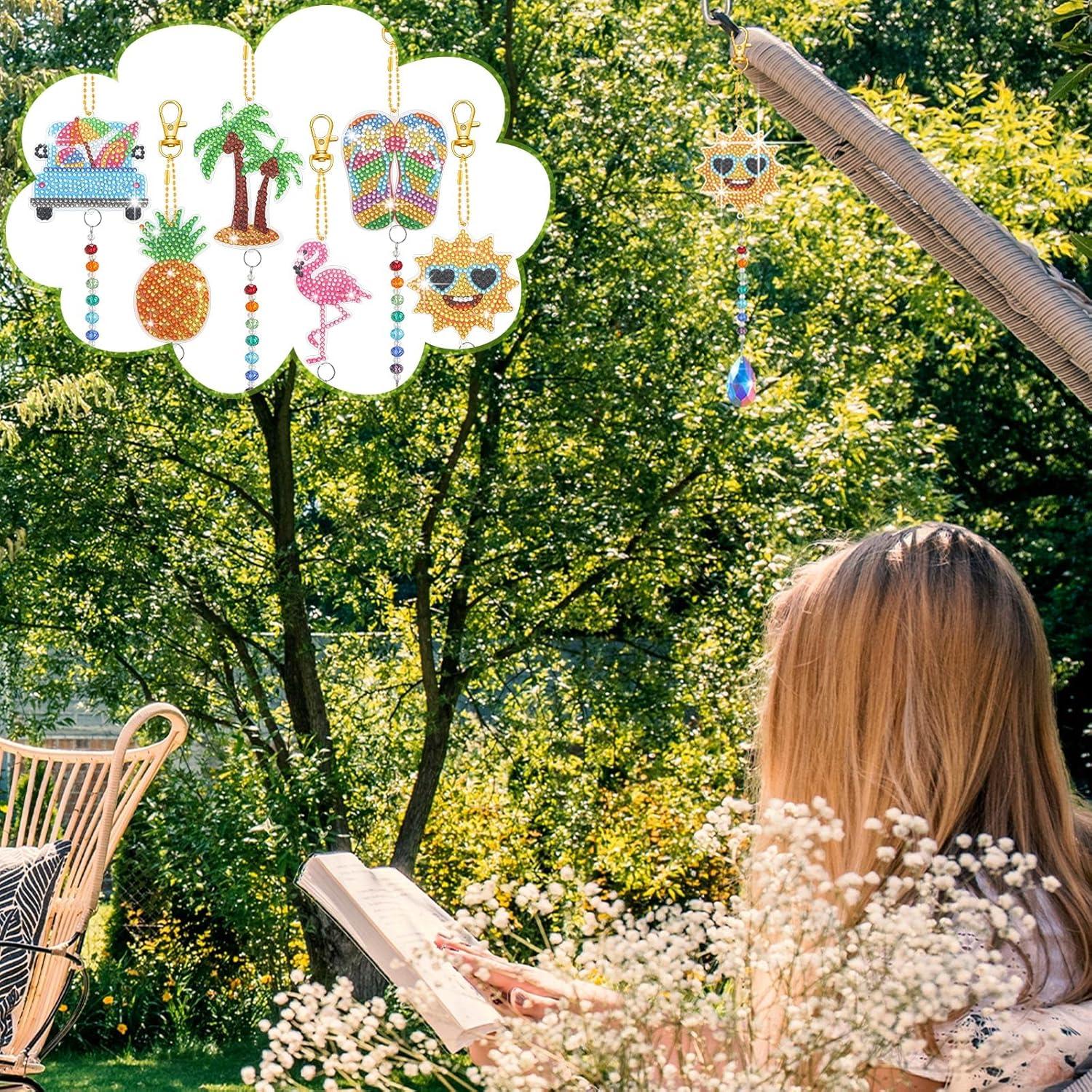 Kits de Arte de Diamante Wesiti 6 Pcs Verano Decoración