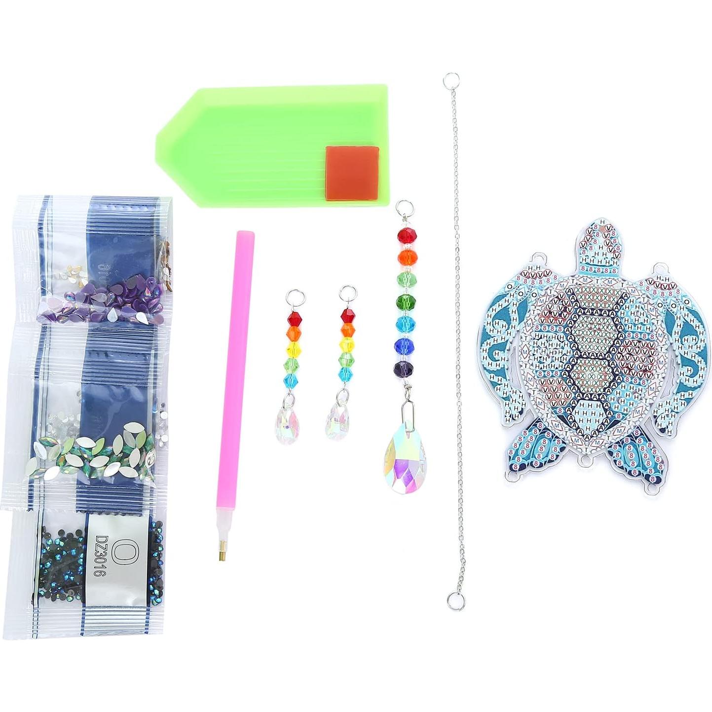 Kit de Pintura de Diamante 5D Bairdish Tortuga Marina DIY