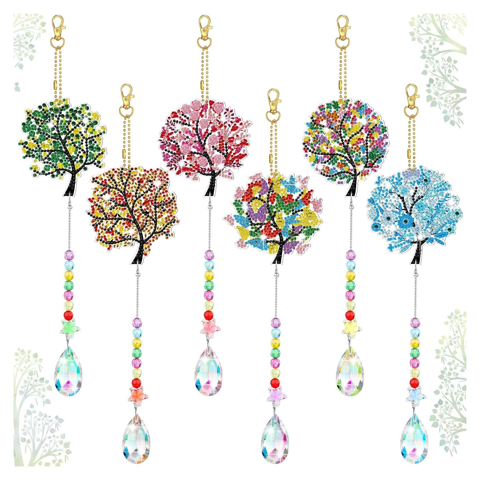 Kit de Arte de Diamante Burbell 6 Pcs Árbol de la Vida 32x20cm