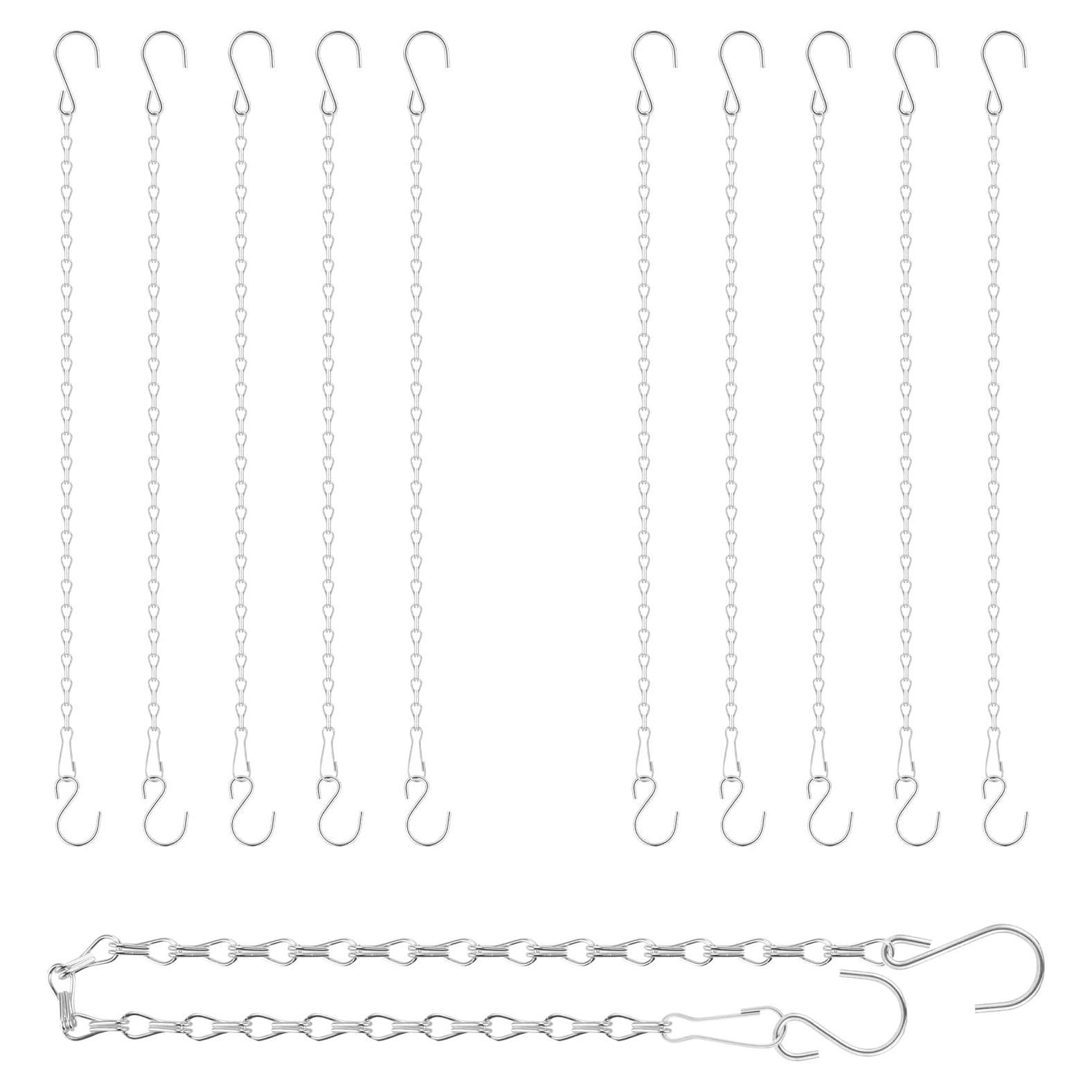 Cadena Colgante de Hierro RIFNY 50.8 cm Plata 10 Pcs