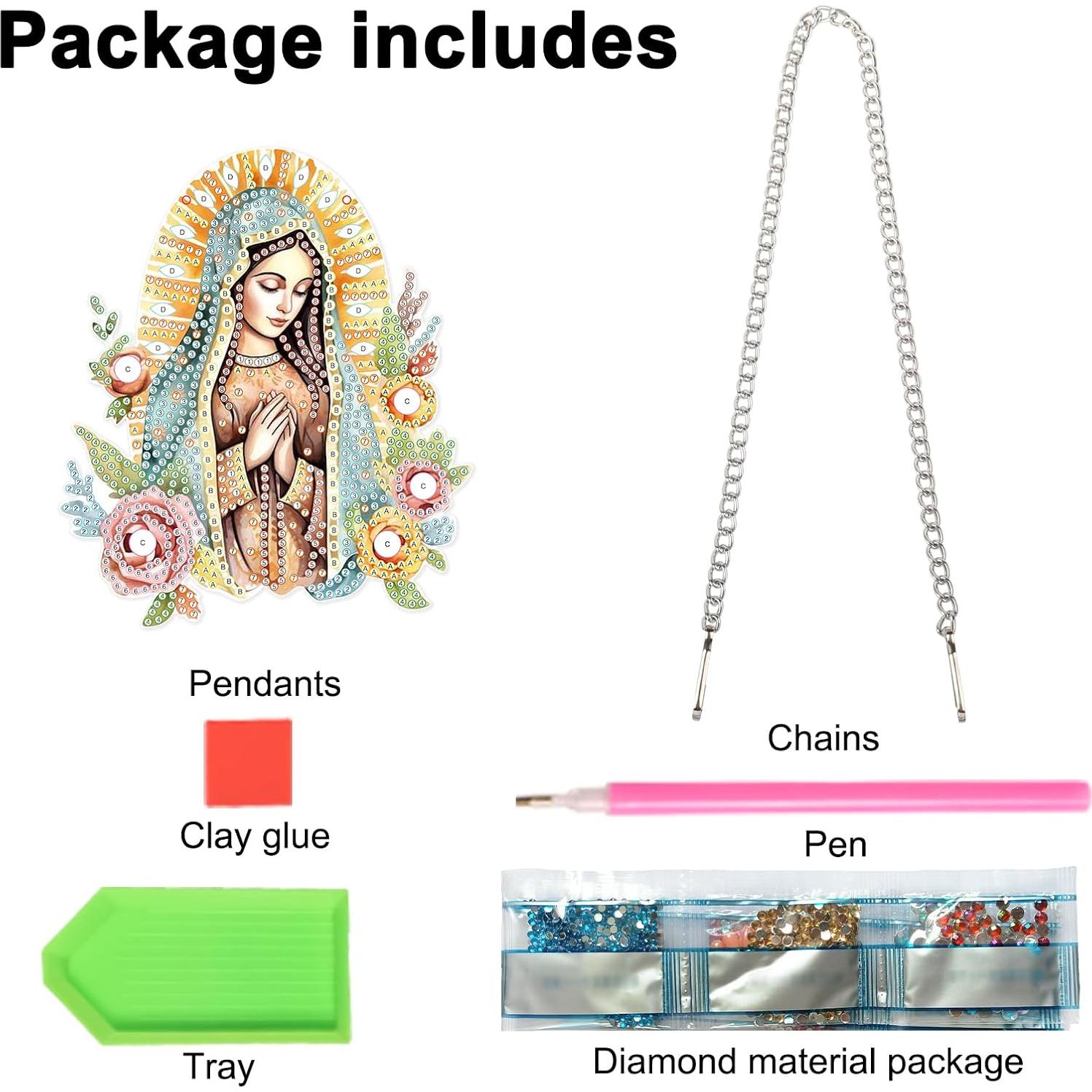 Kit de Pintura de Diamante JISHSHAY 5D Colgante DIY 16cm