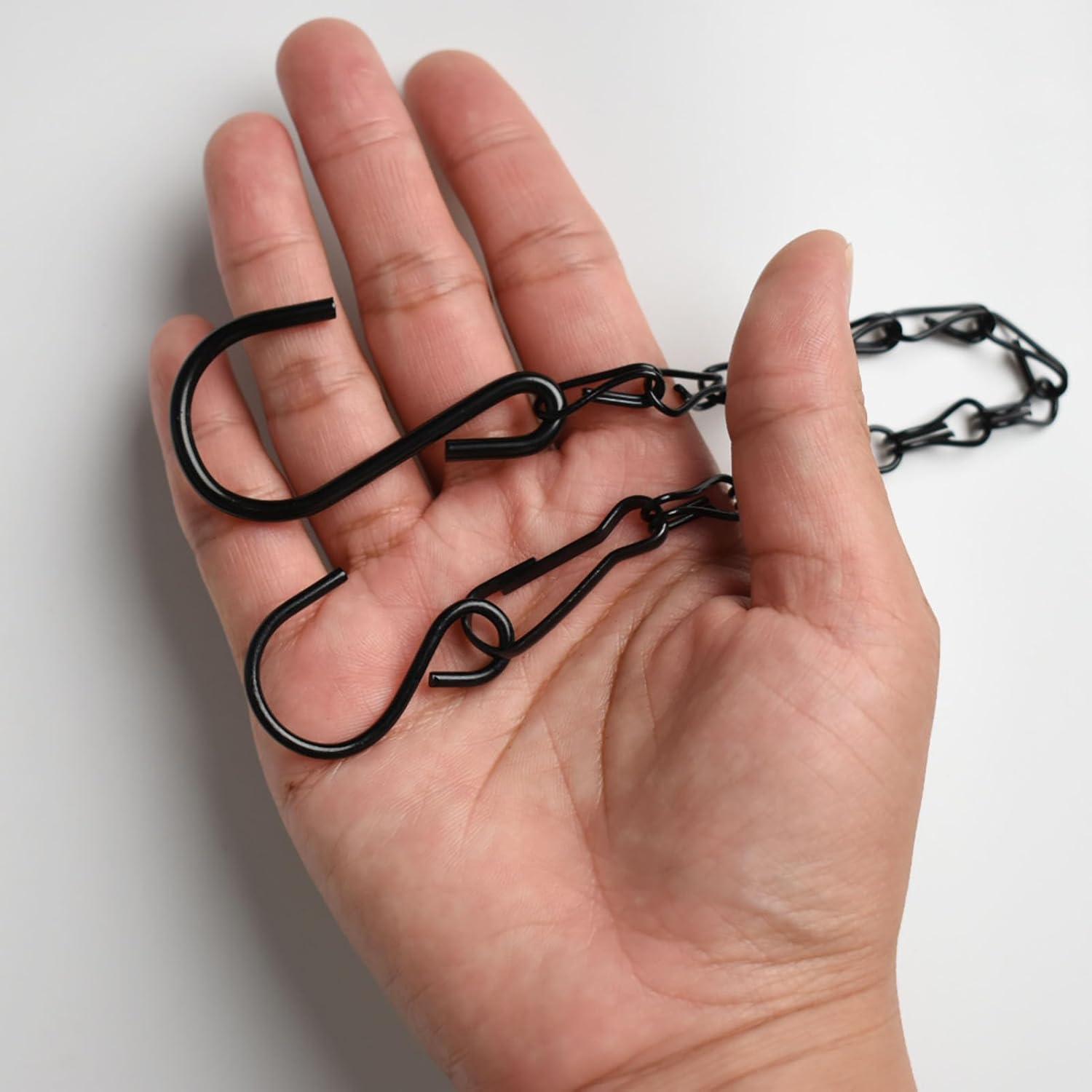 Cadena Colgante Sersberg Negra 11 Pulgadas - 12PCS Resistente