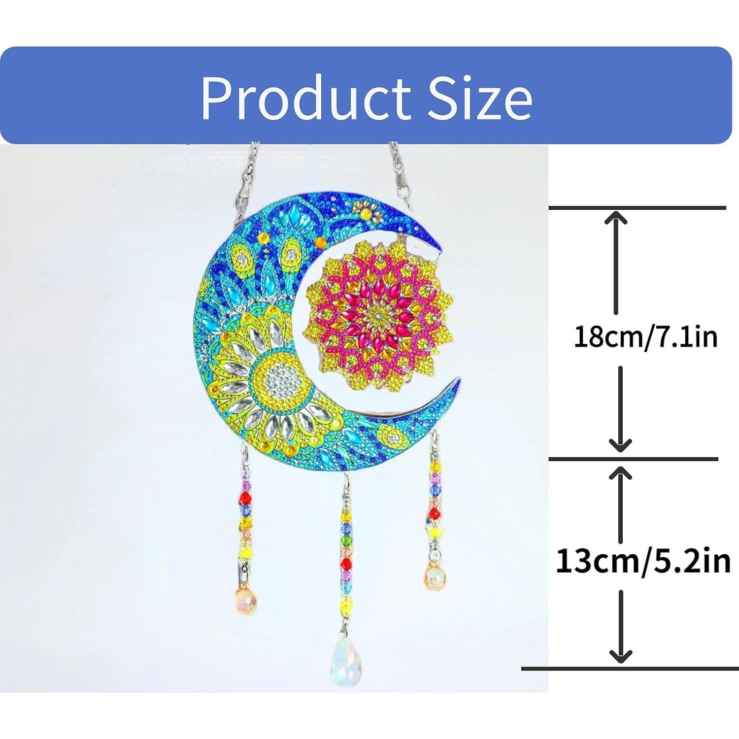 Kit de Pintura de Diamante 5D Jialeying - Colgante de Sol Arcoíris