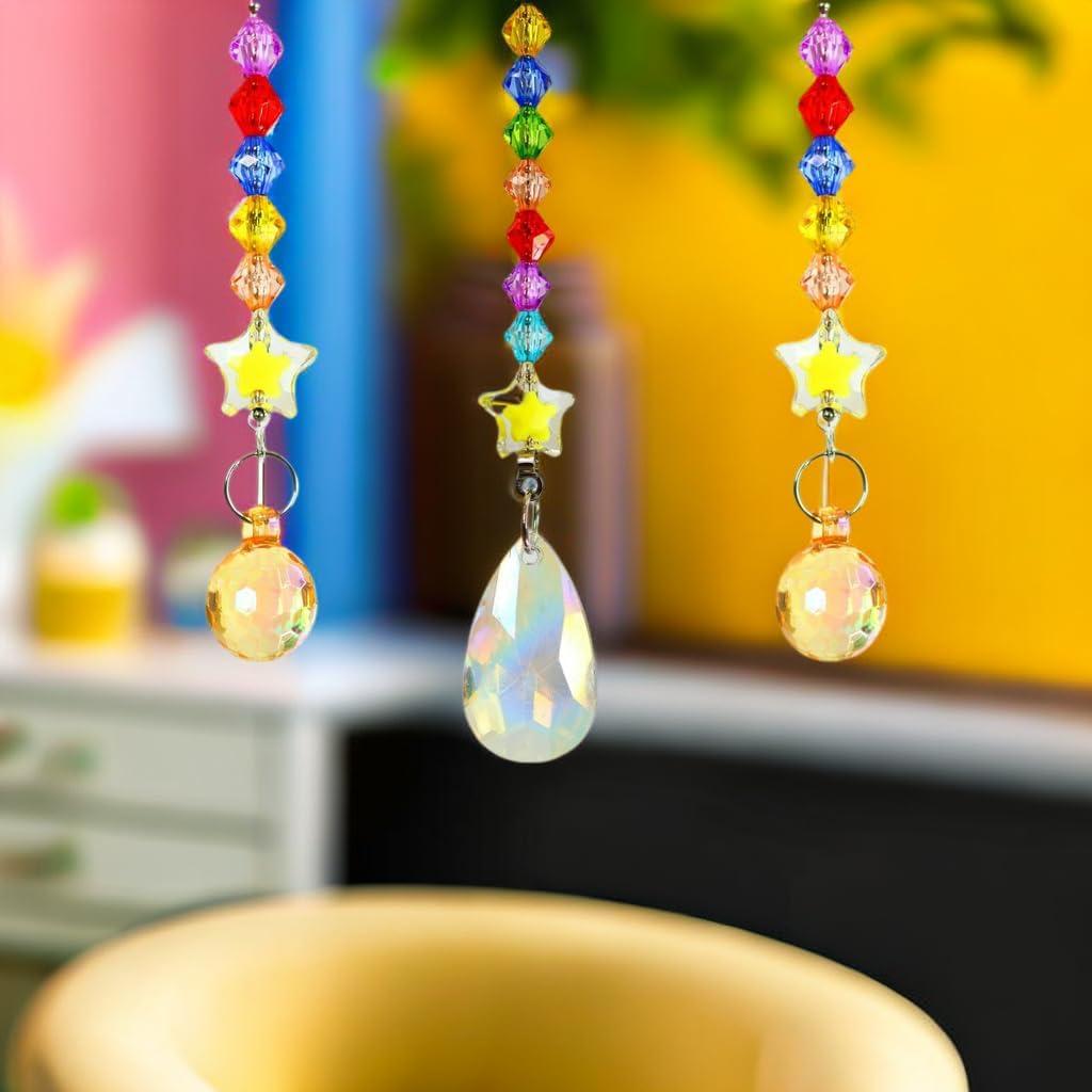 Kit de Pintura de Diamante 5D Jialeying - Colgante de Sol Arcoíris