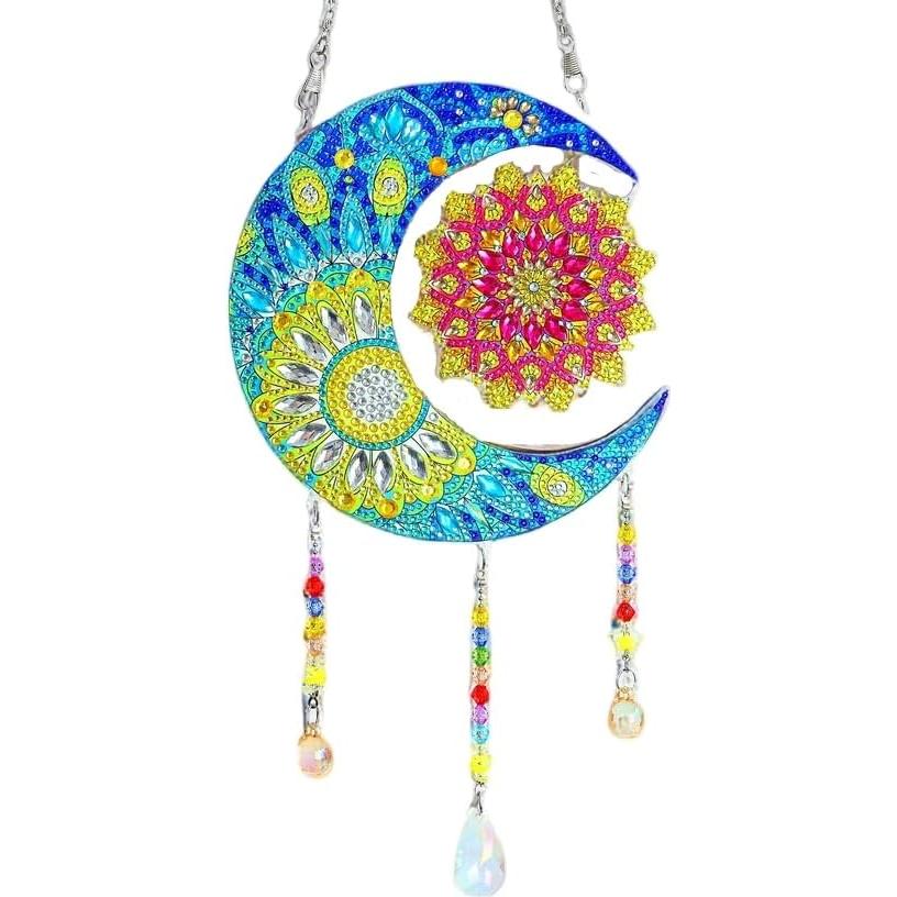 Kit de Pintura de Diamante 5D Jialeying - Colgante de Sol Arcoíris