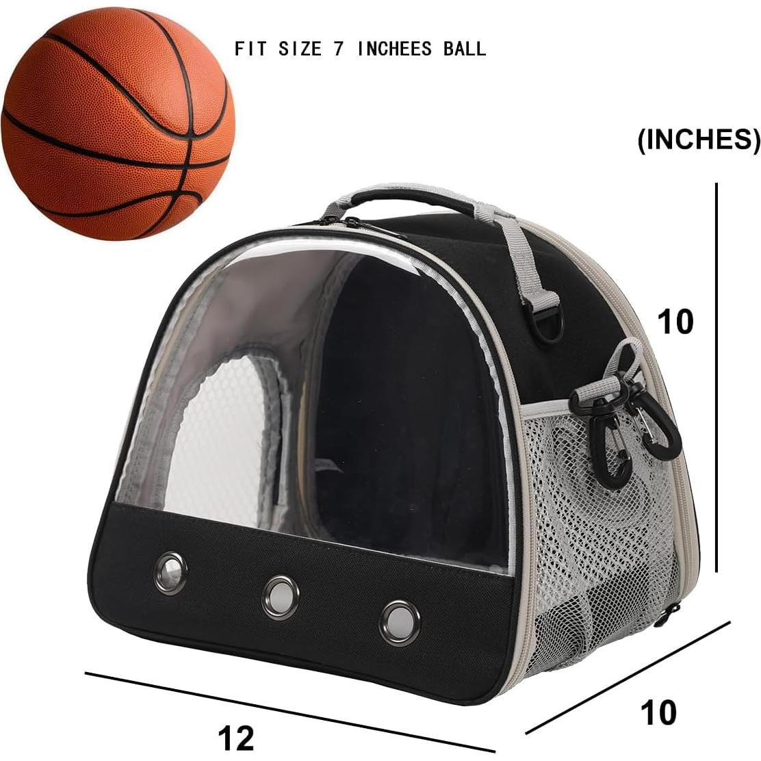 Transportador de Pequeños Animales WEVONIGU Negro 30.48x25.4cm