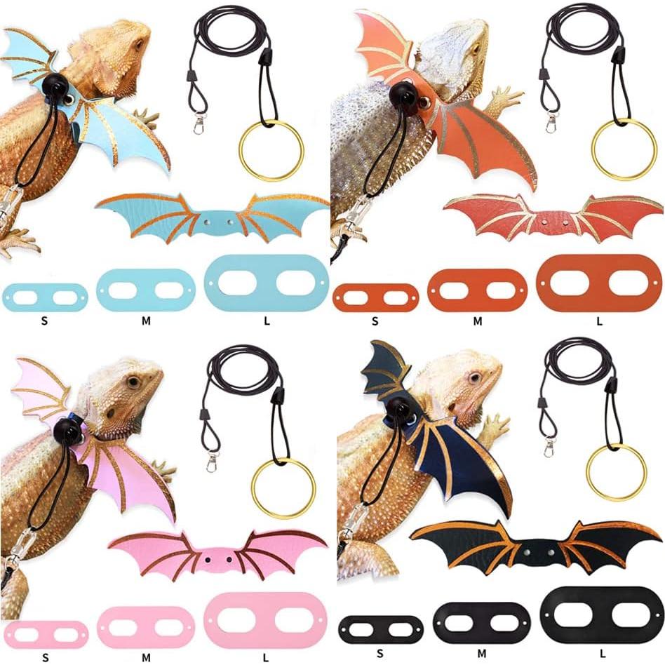 Correa y Arnés para Dragón Barbudo Cyhaen - 3 Tamaños Ajustables