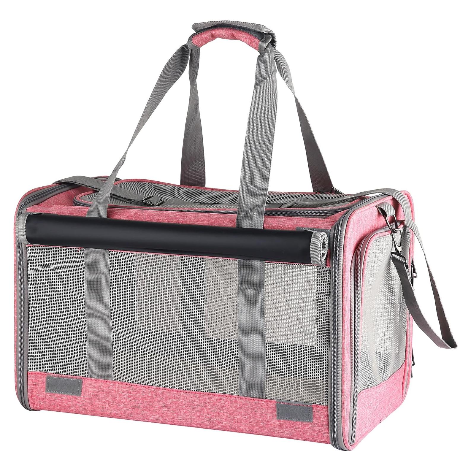 Transportadora de Gato Grande SGZN Rosa 47x30.5x30.5cm