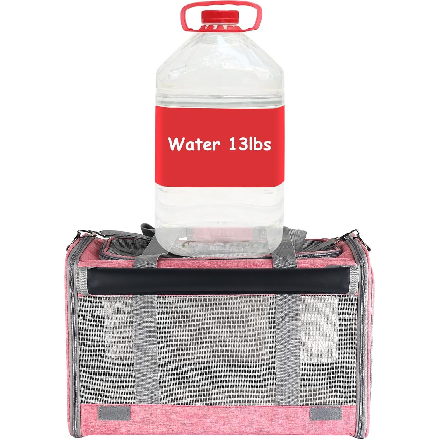 Transportadora de Gato Grande SGZN Rosa 47x30.5x30.5cm