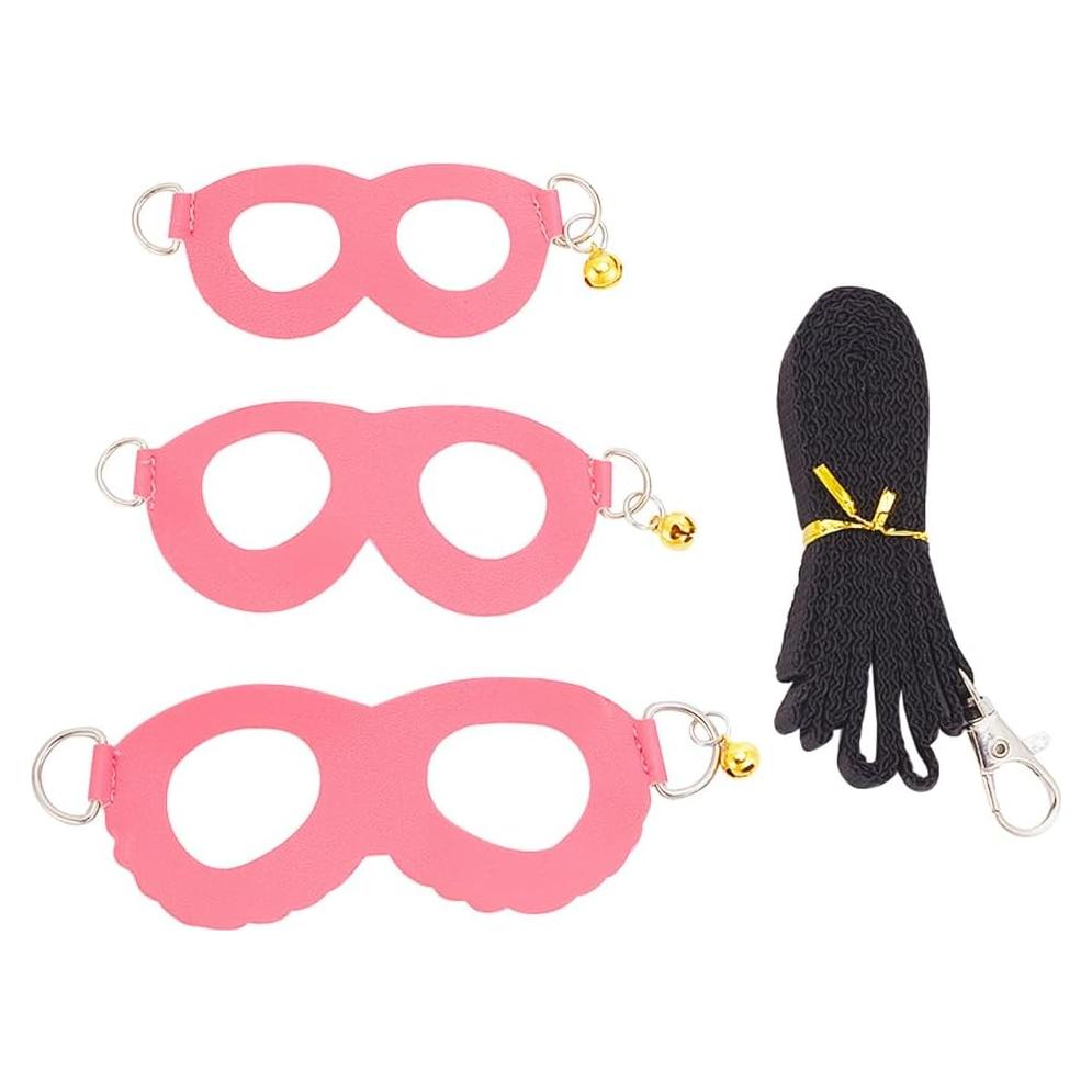 Arnés y Correa para Hámster DELORIGIN Rosa 3 Tamaños Ajustables