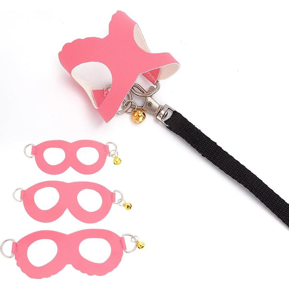 Arnés y Correa para Hámster DELORIGIN Rosa 3 Tamaños Ajustables