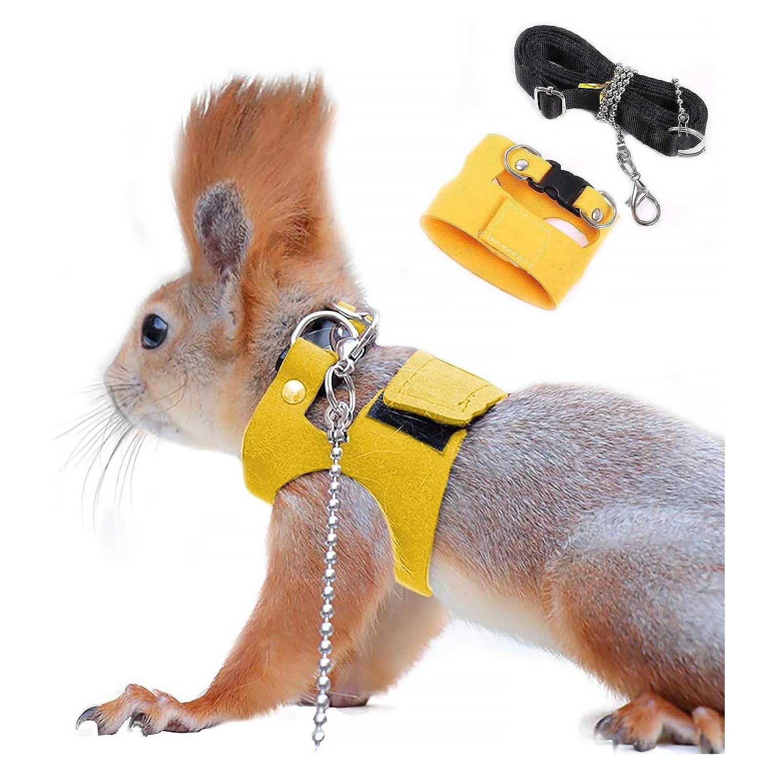 Correa de Tracción Ajustable ADNIKIA para Ardillas - Amarillo