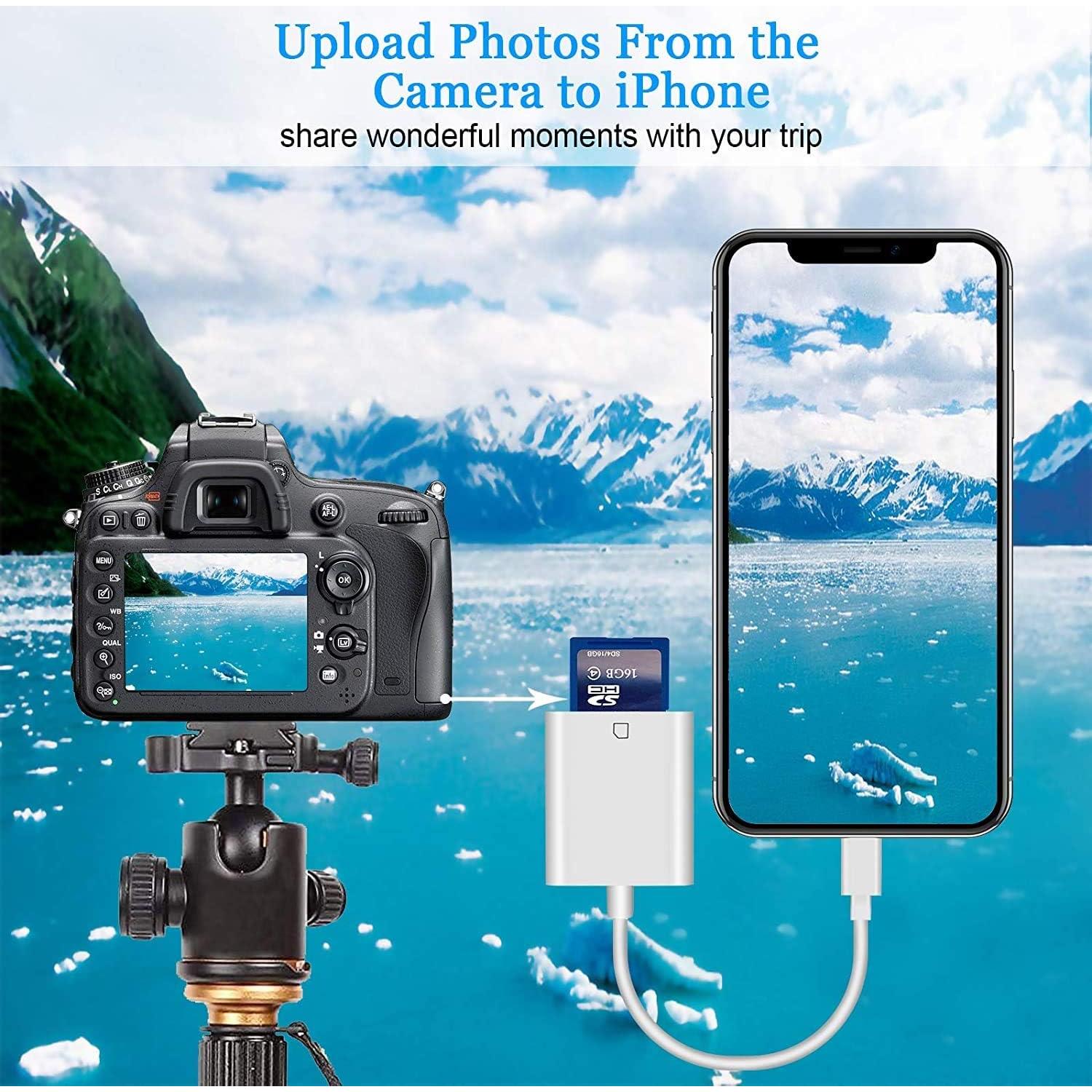 Lector de tarjeta SD Lightning FUHAYA para iPhone y iPad