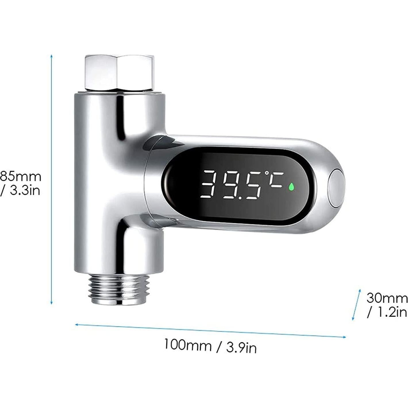 Termómetro de Ducha DUFFOBAN con Pantalla LED 360°